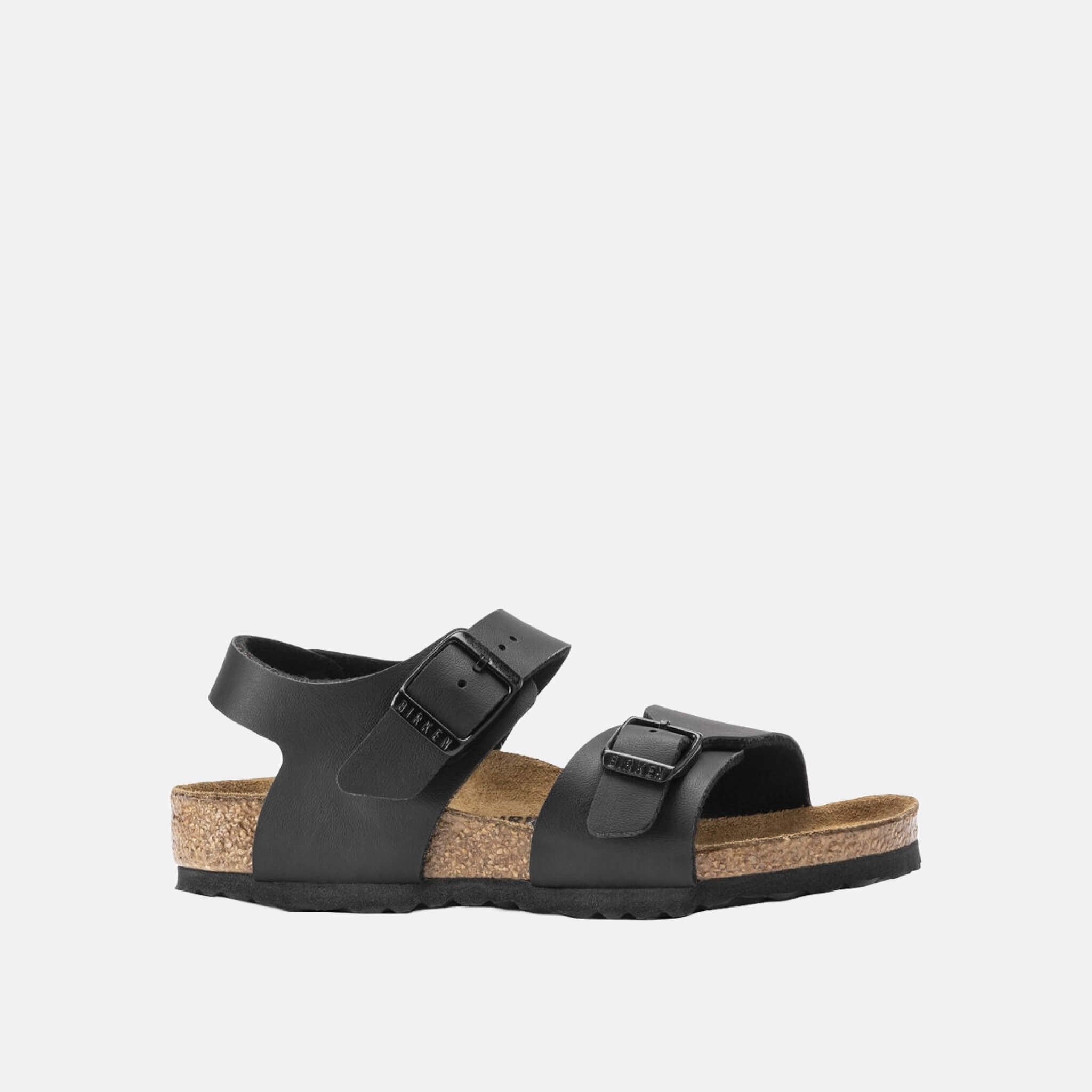 Dětské černé sandály Birkenstock New York Birko-Flor