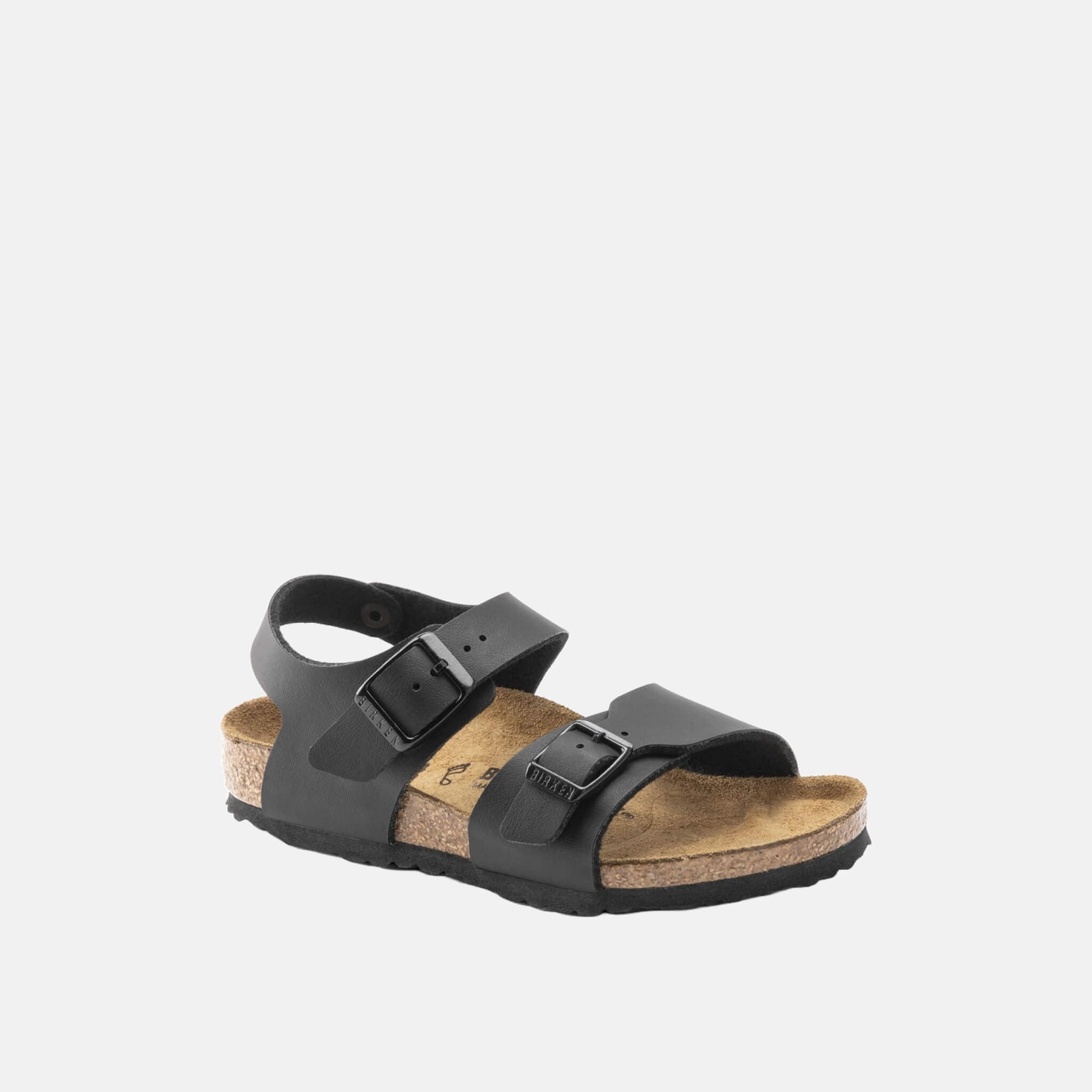 Dětské černé sandály Birkenstock New York Birko-Flor