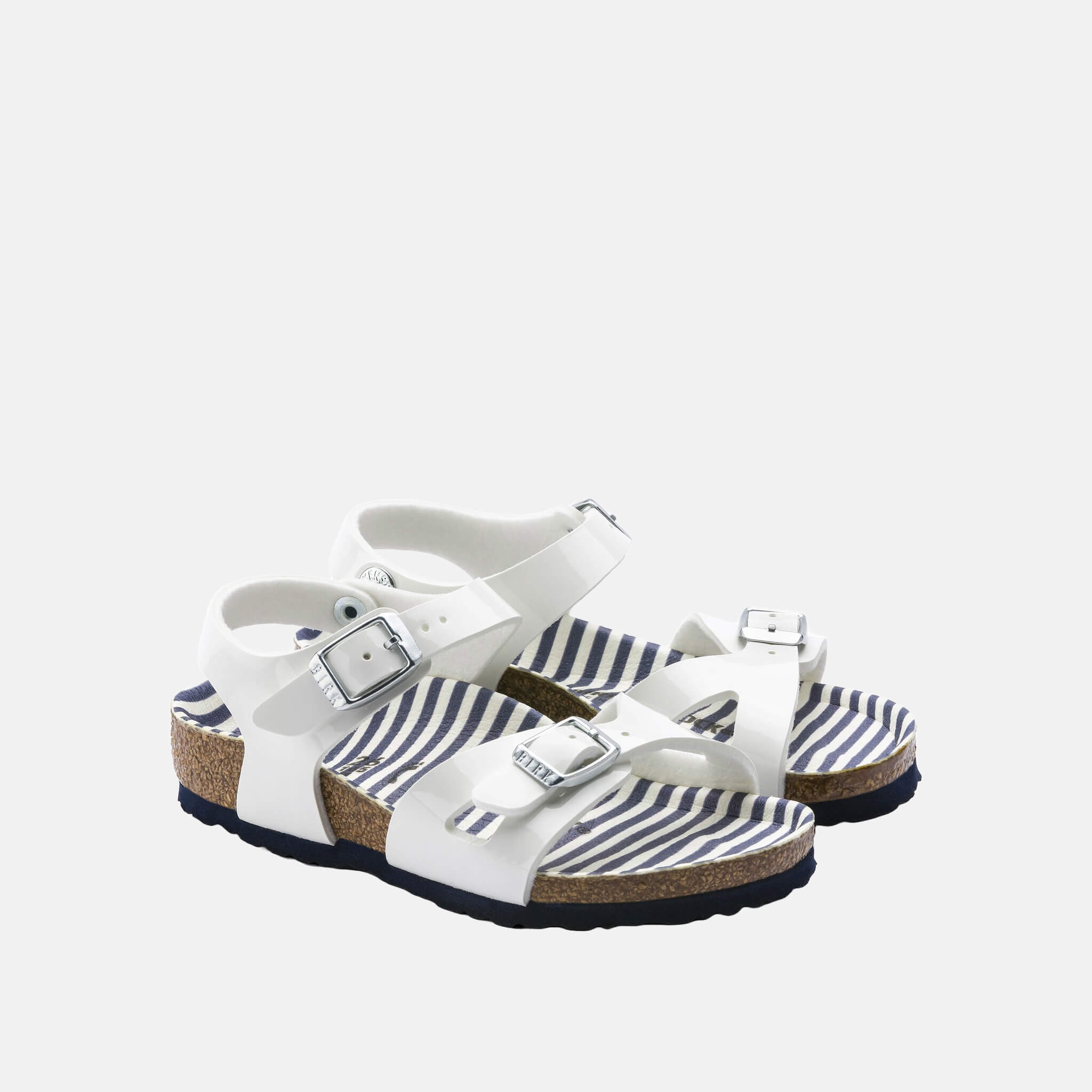 Dětské bílé sandály Birkenstock Rio Birko-Flor