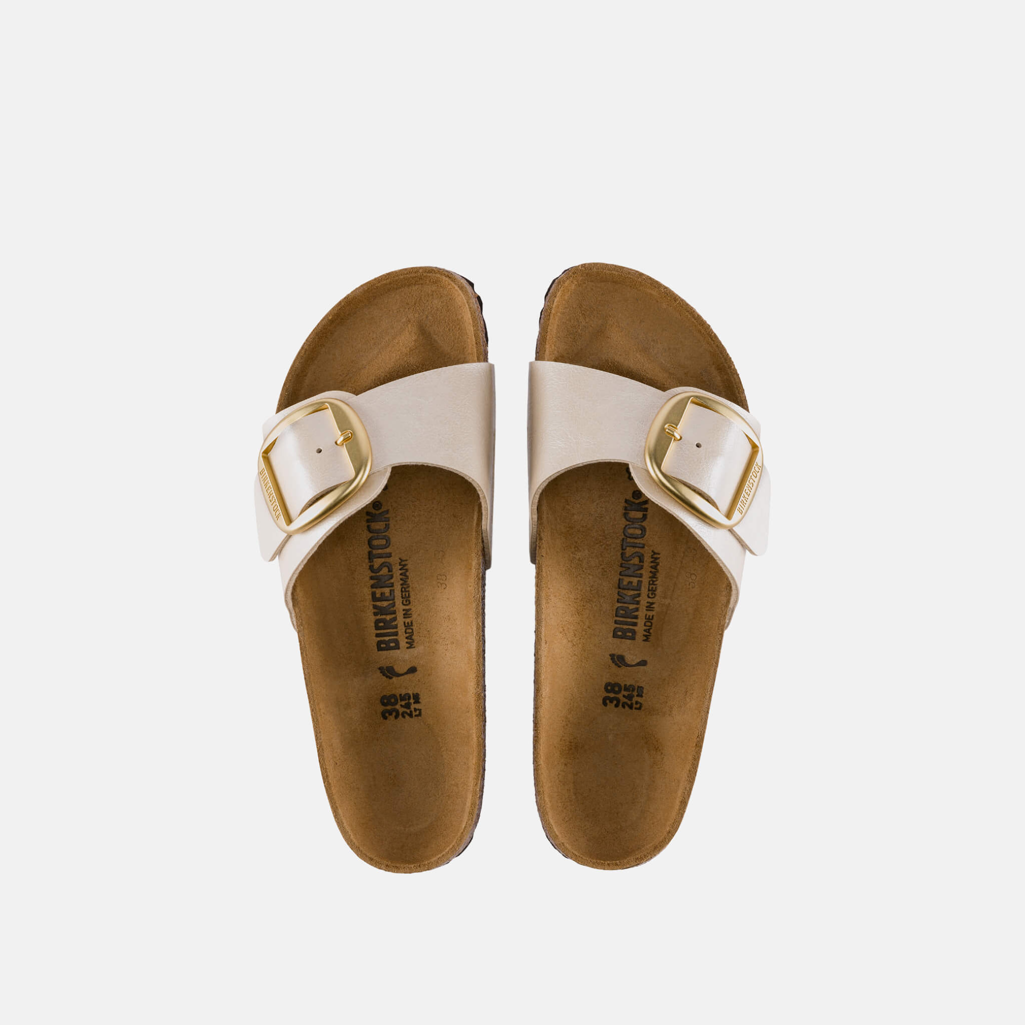 Perleťové Regular Pantofle Birkenstock Madrid Big Buckle Graceful