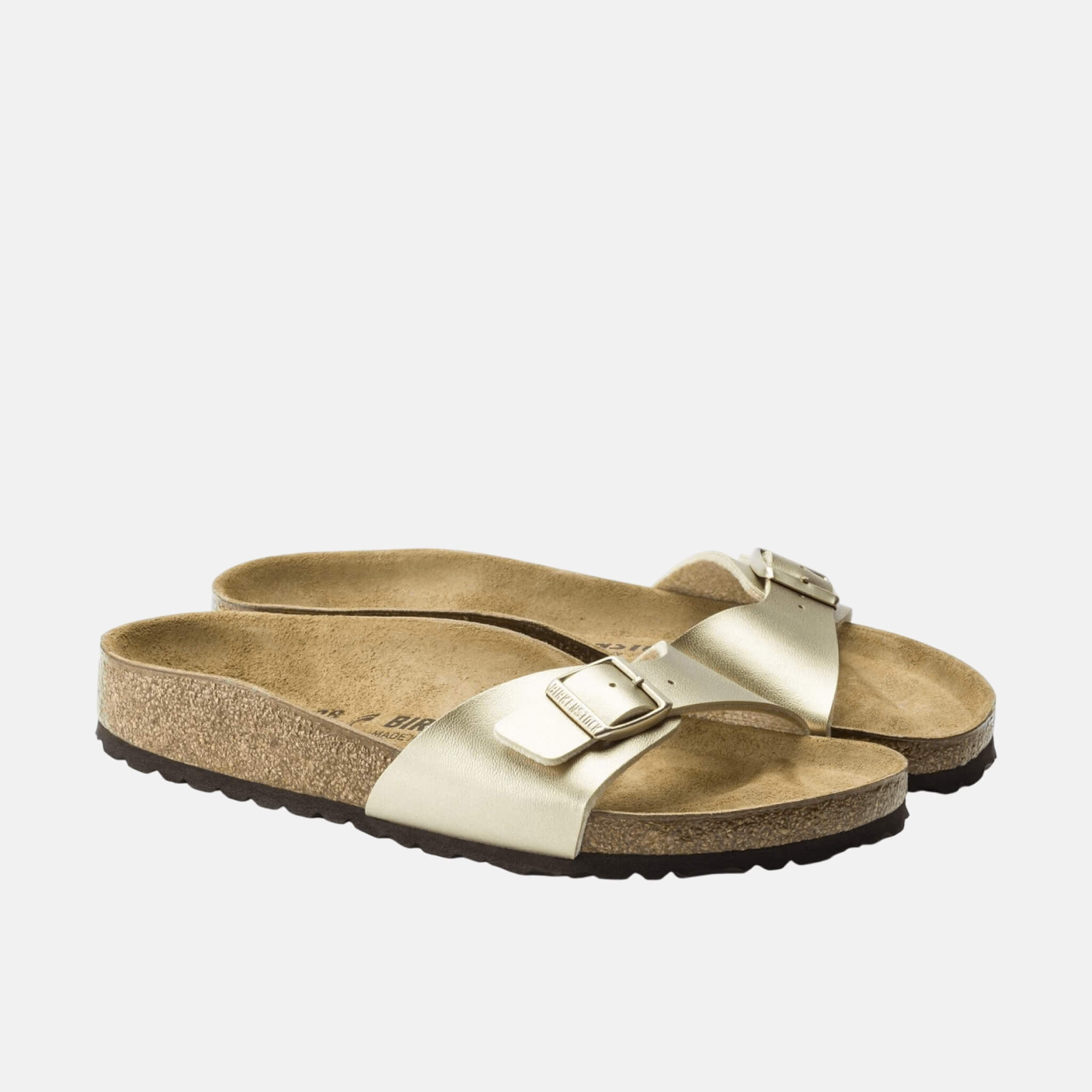 Zlaté pantofle Birkenstock Madrid Birko-Flor