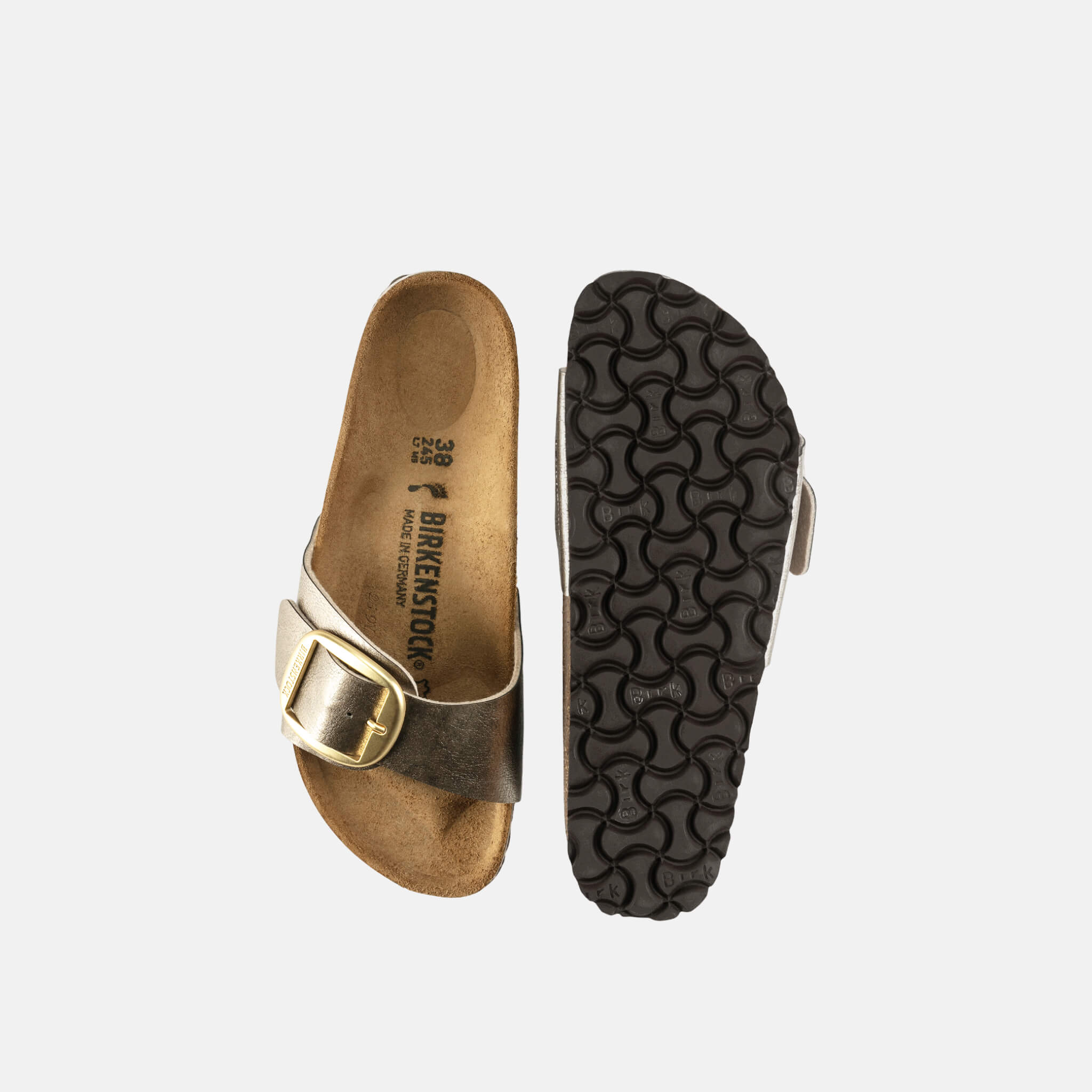 Zlaté Regular Pantofle Birkenstock Madrid Big Buckle Graceful