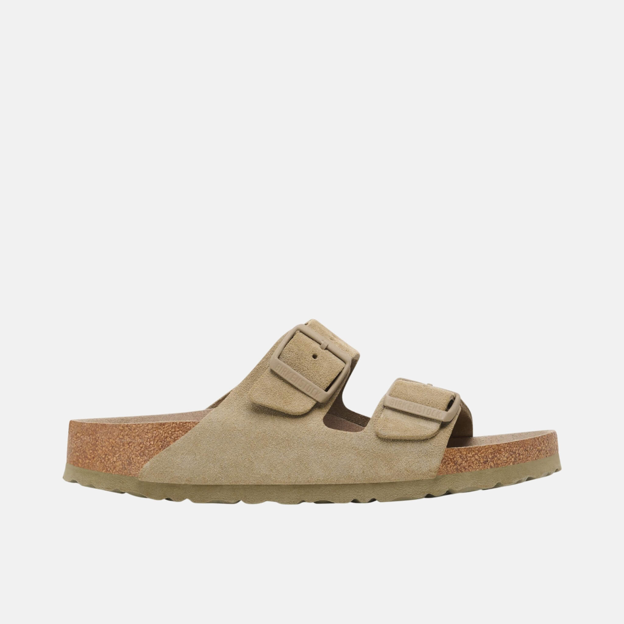 Šedé Regular Pantofle Arizona Soft Footbed Suede Leather