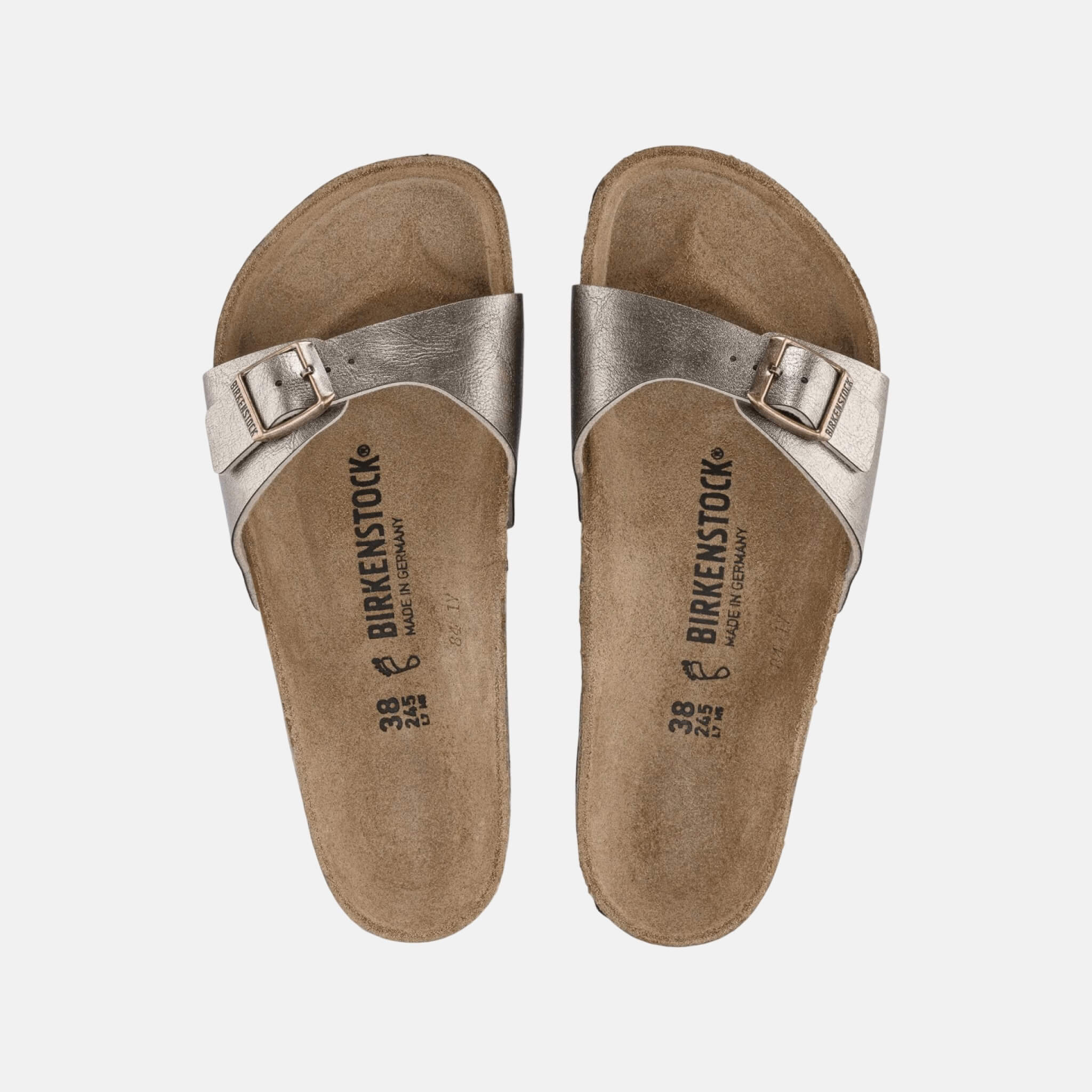 Zlaté pantofle Birkenstock Madrid Birko-Flor Graceful