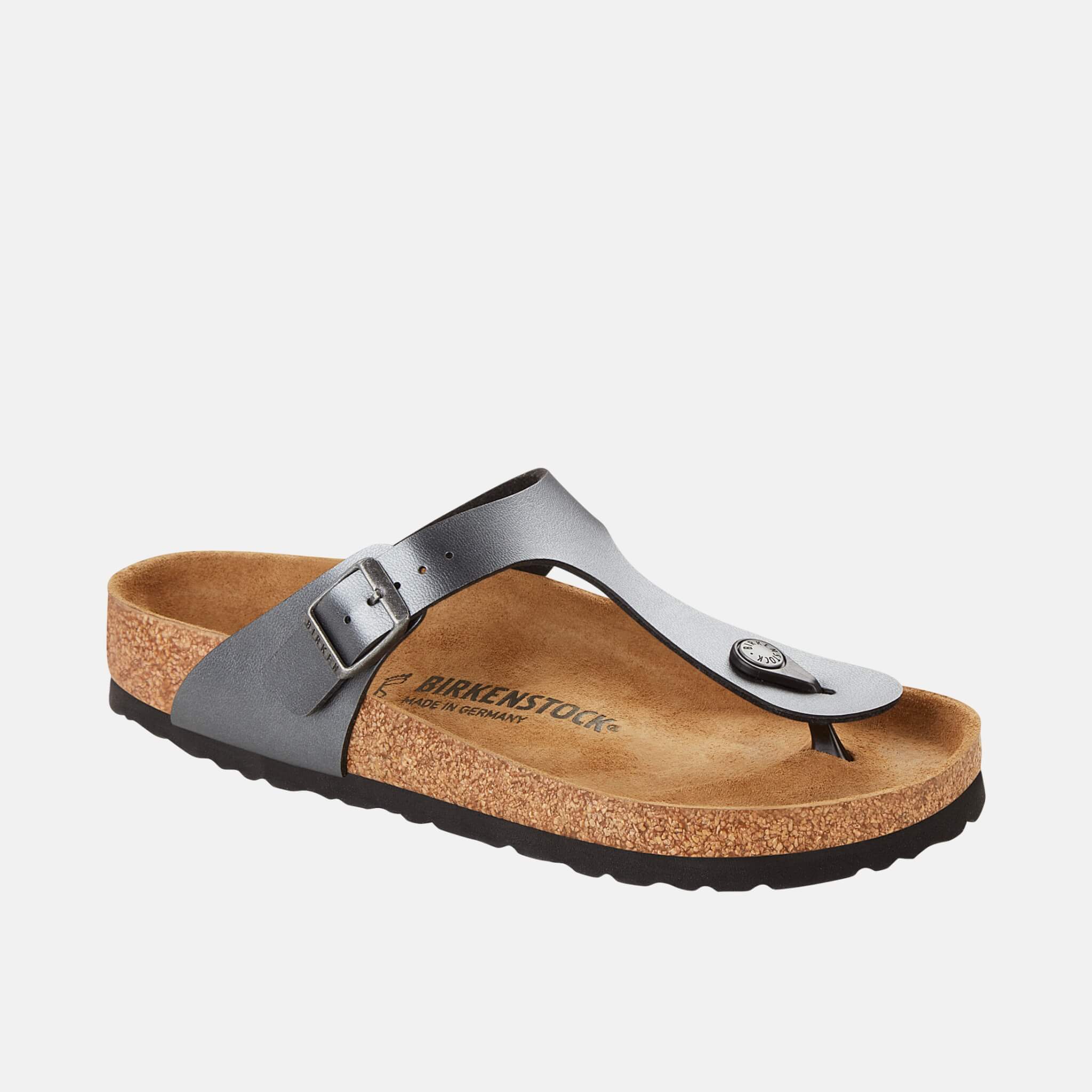 Metalické žabky Birkenstock Gizeh Birko-Flor Metallic