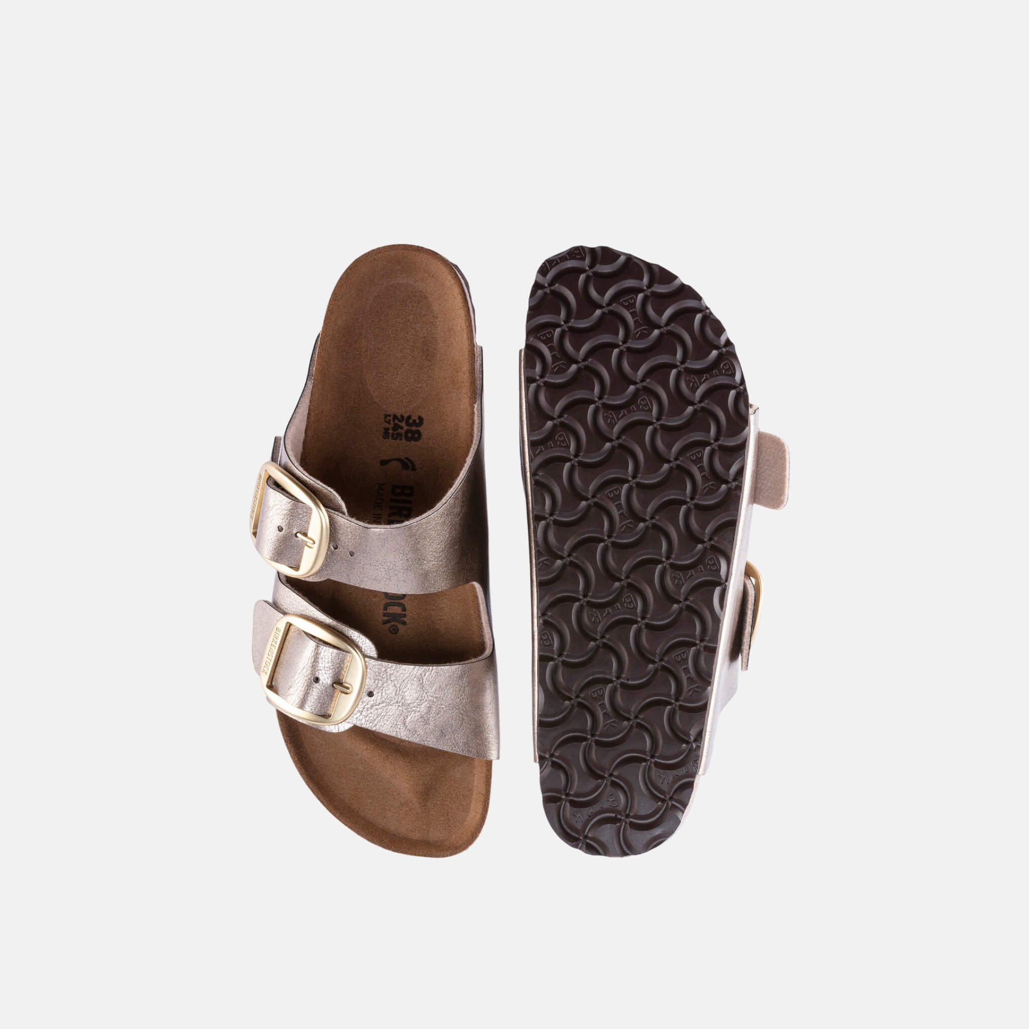 Zlaté Regular Pantofle Birkenstock Arizona Big Buckle Graceful