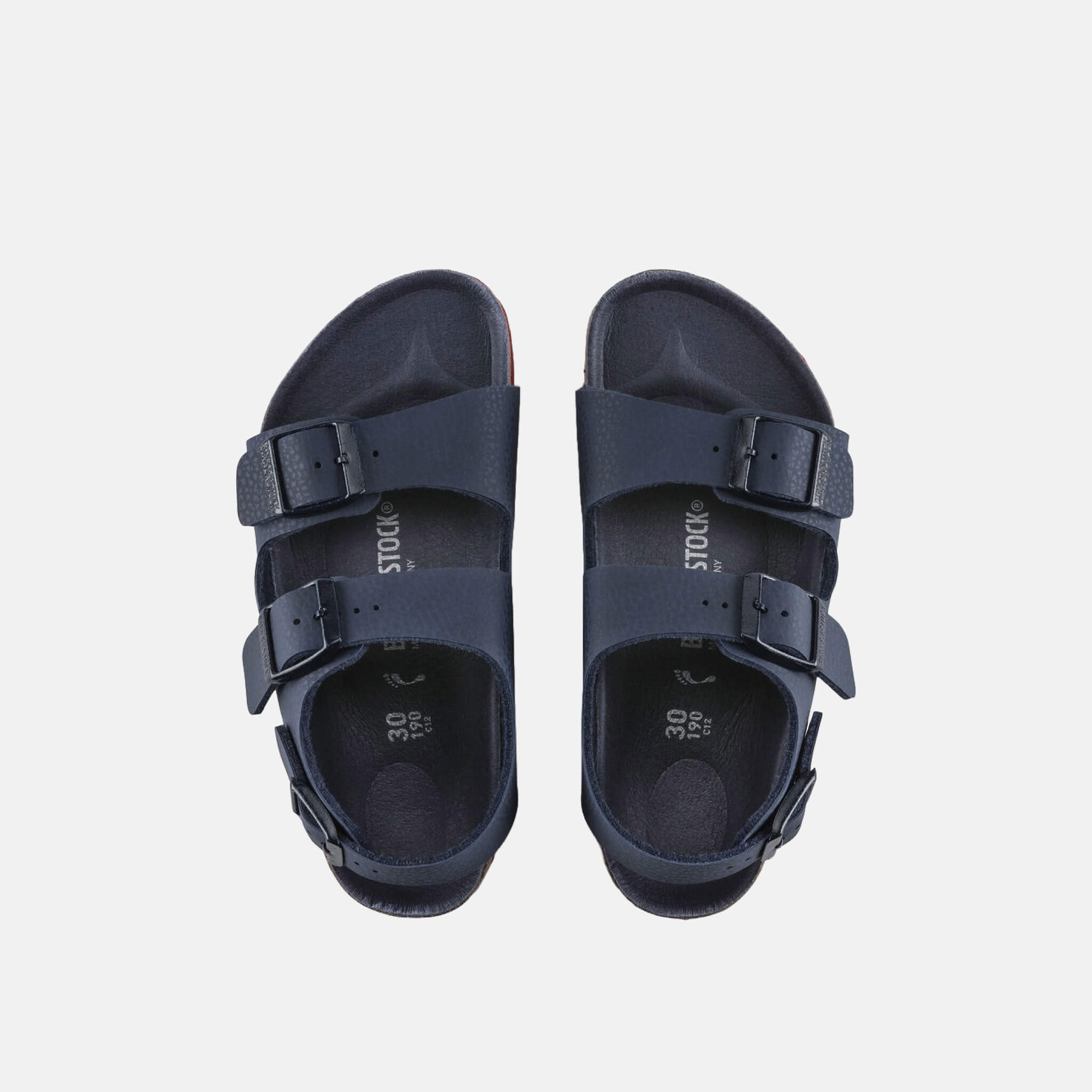 Dětské modré sandály Birkenstock Milano Birko-Flor