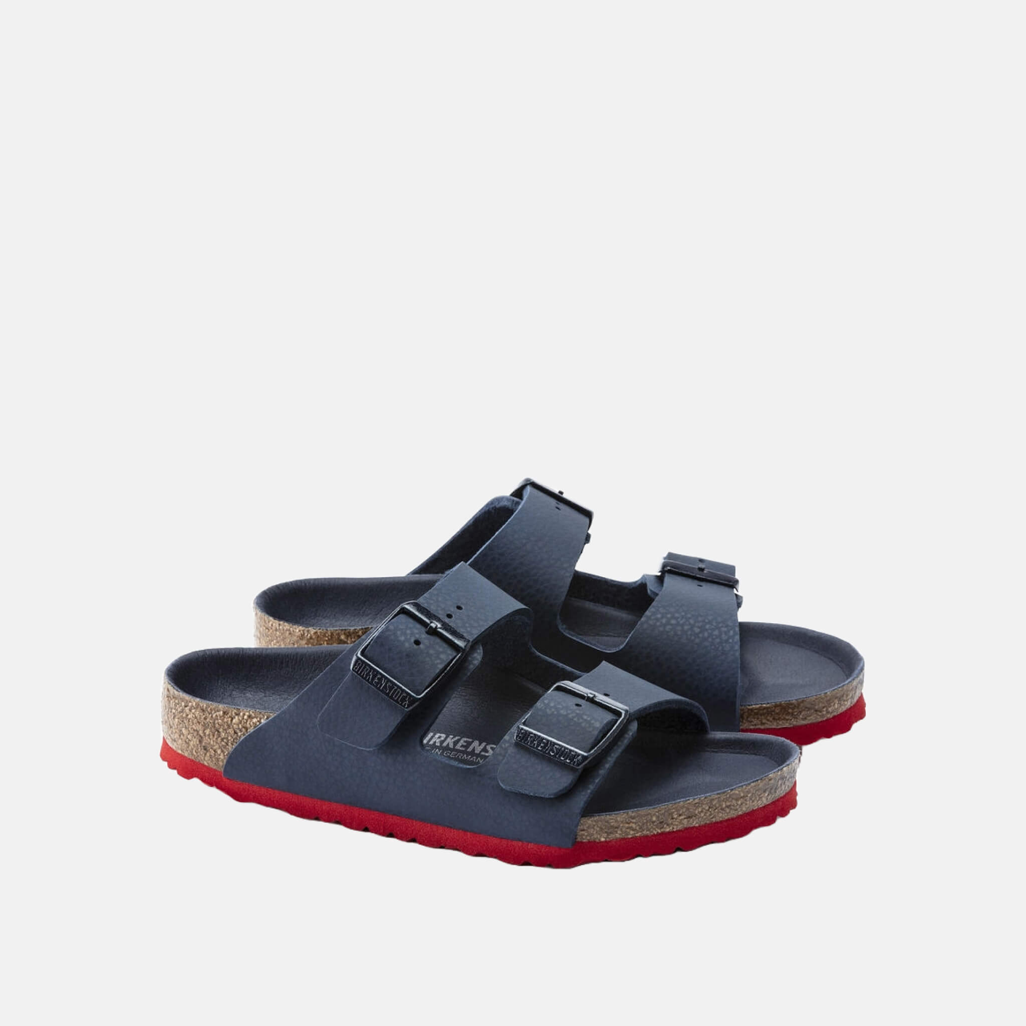 Dětské modré pantofle Birkenstock Arizona Birko-Flor