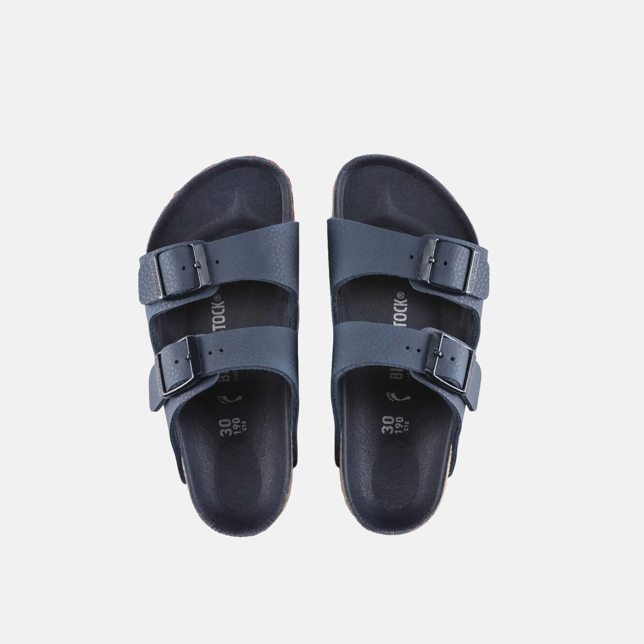 Dětské modré pantofle Birkenstock Arizona Birko-Flor