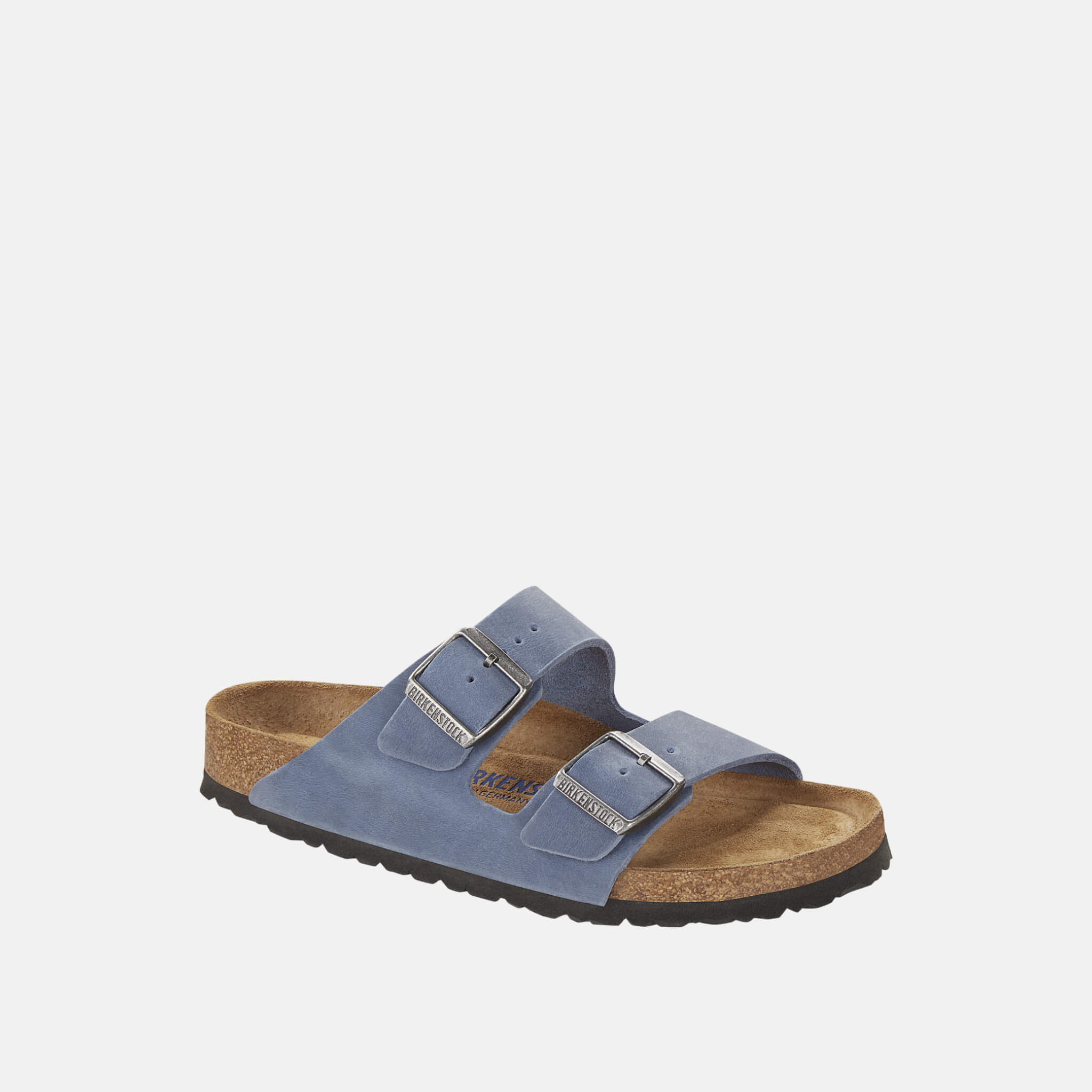 Modré pantofle Birkenstock Arizona Soft Footbed Oiled Leather