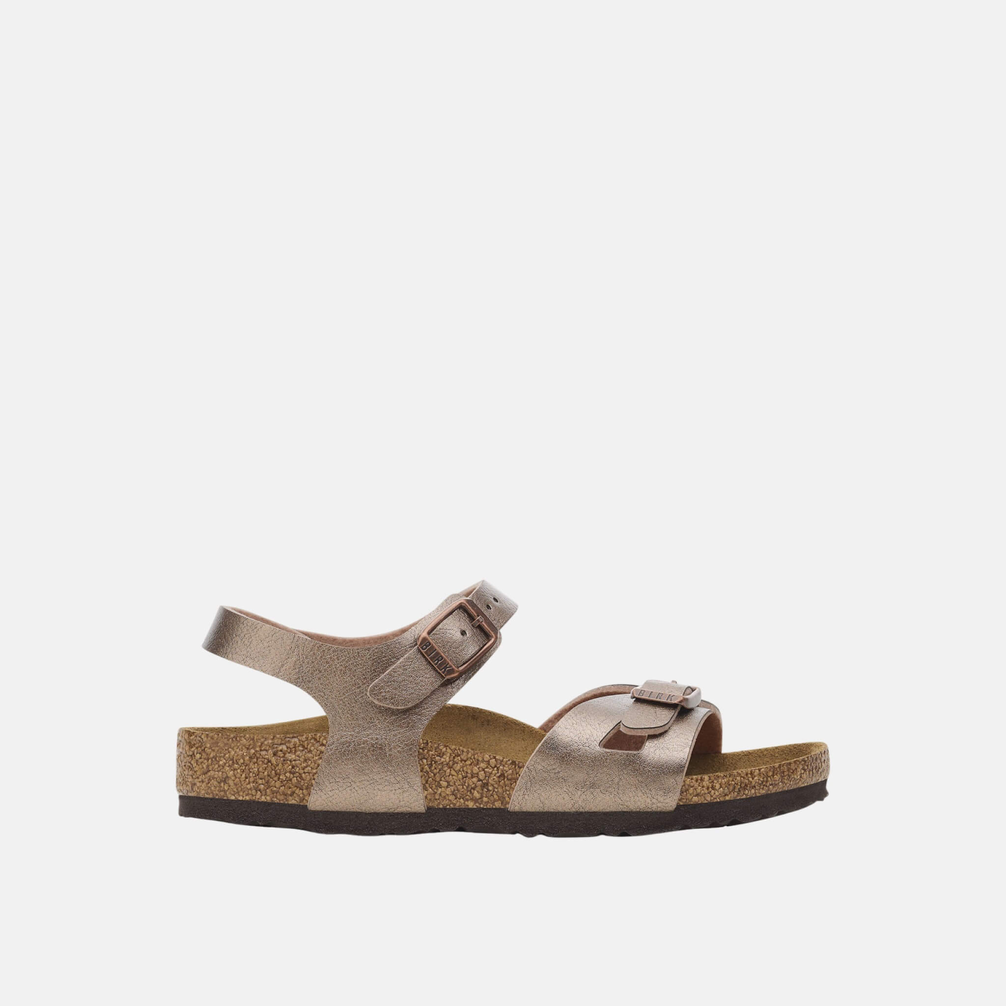 Dětské Měděné Regular Sandály Birkenstock Rio Birko-Flor