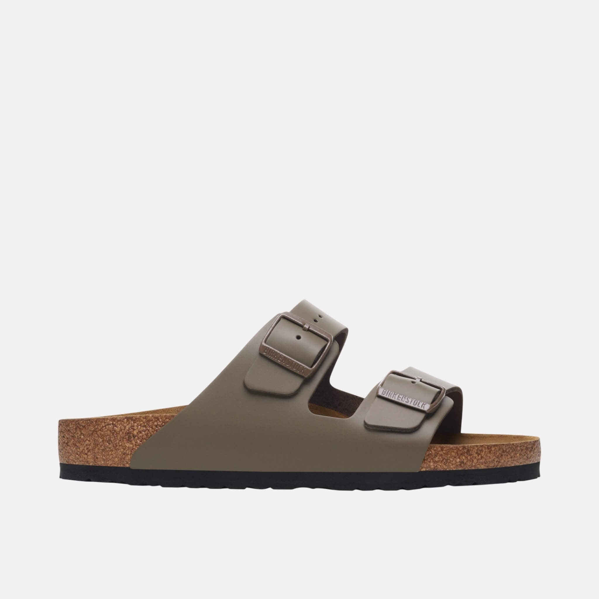 Hnědé Regular Pantofle Arizona Natural Leather