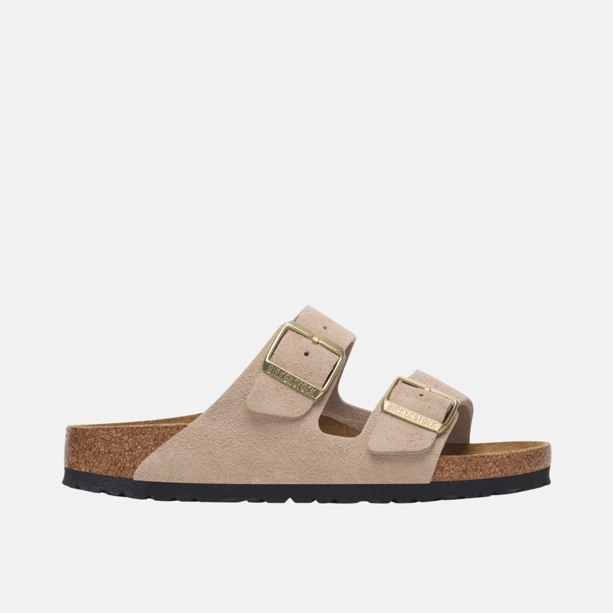 Béžové Regular Pantofle Arizona Suede Leather