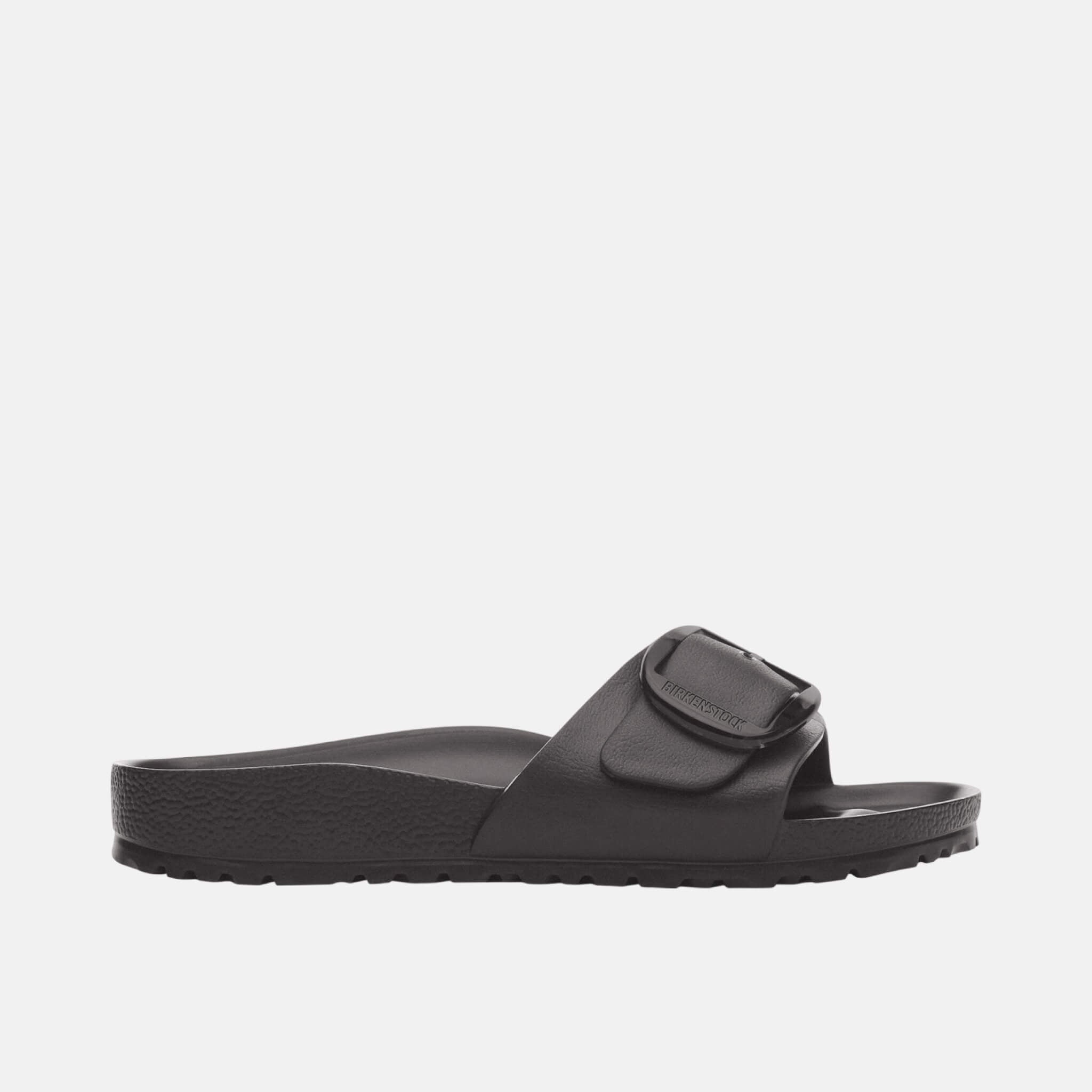 Černé Narrow Pantofle Madrid Big Buckle EVA