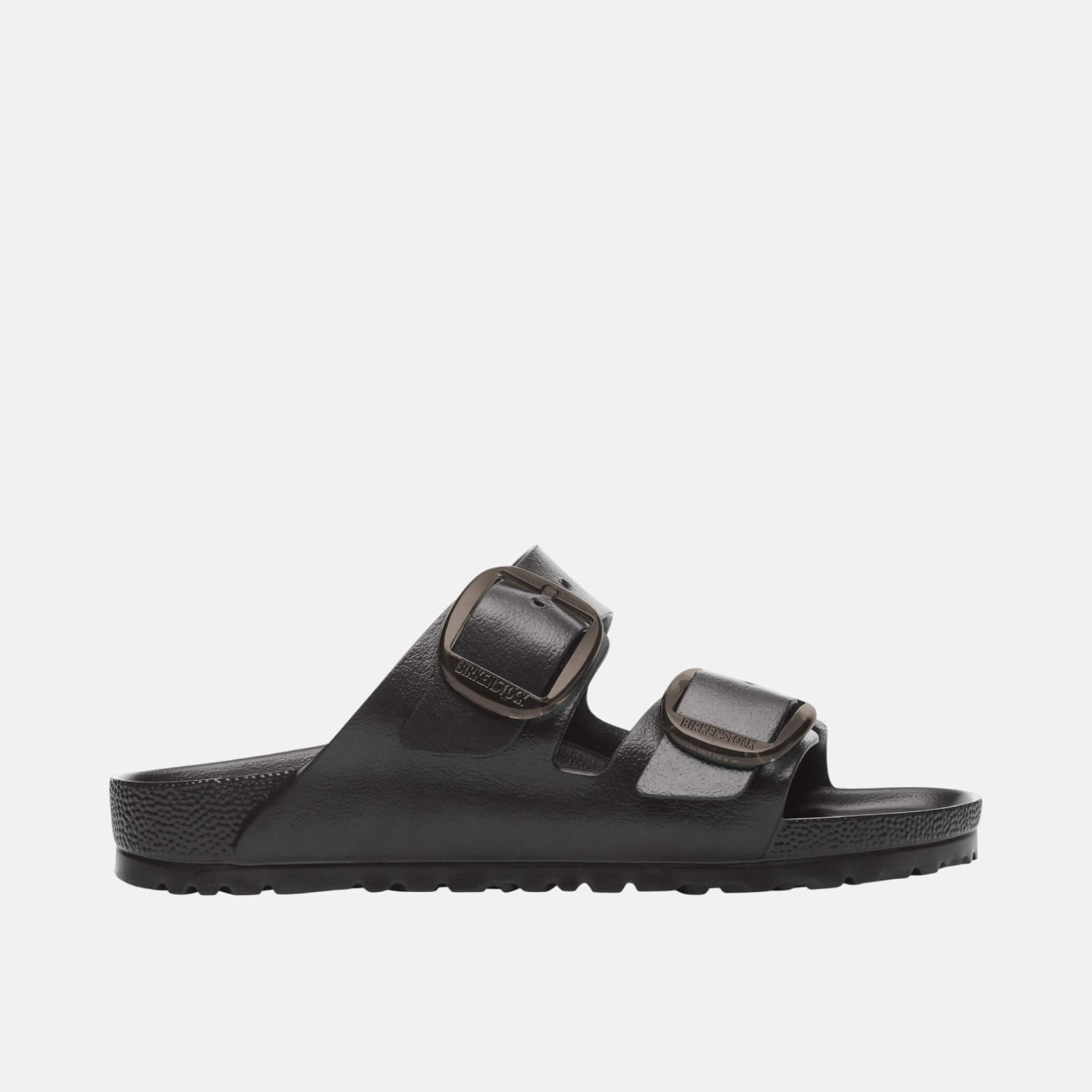 Černé Narrow Pantofle Arizona Big Buckle EVA