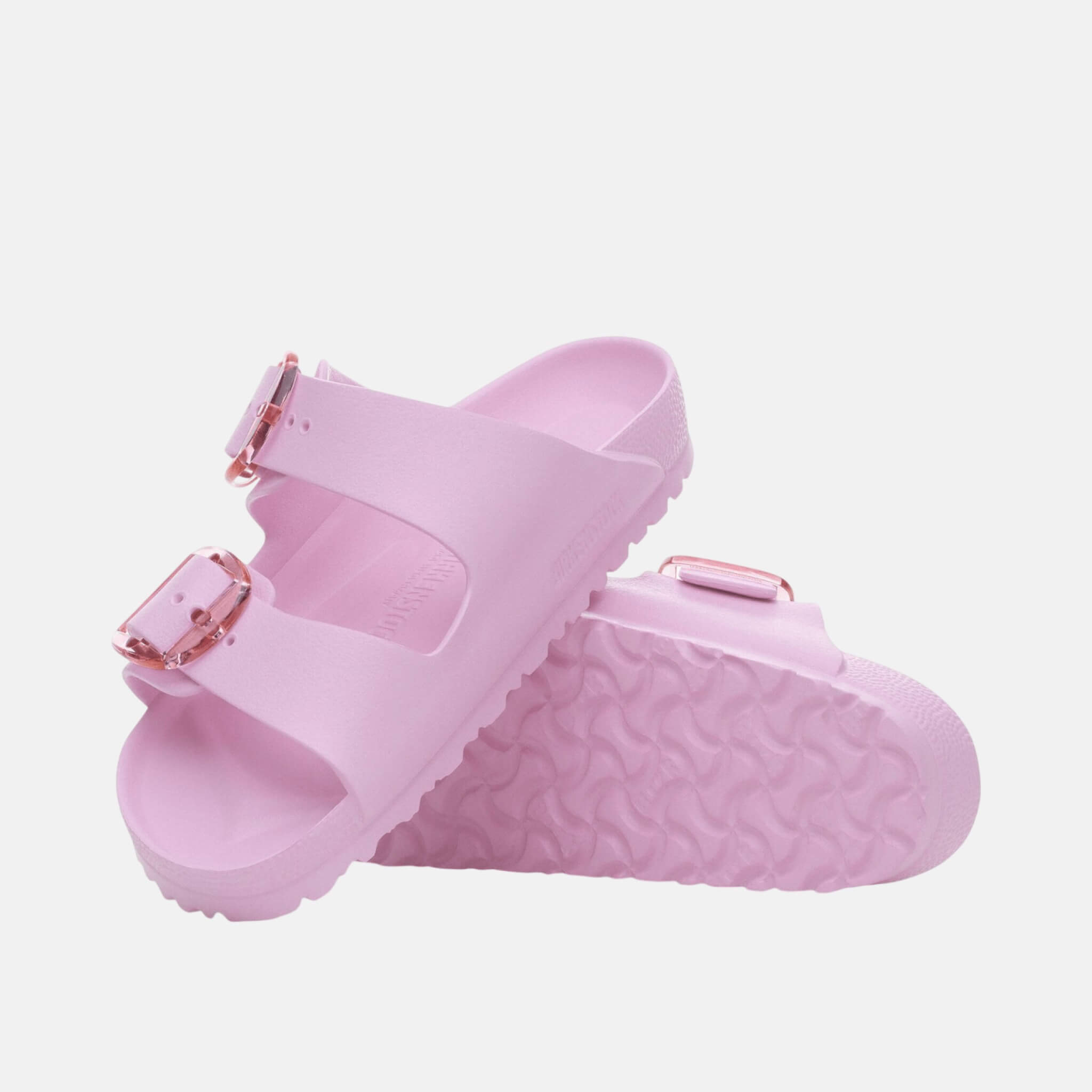 Růžové Narrow Pantofle Arizona Big Buckle EVA