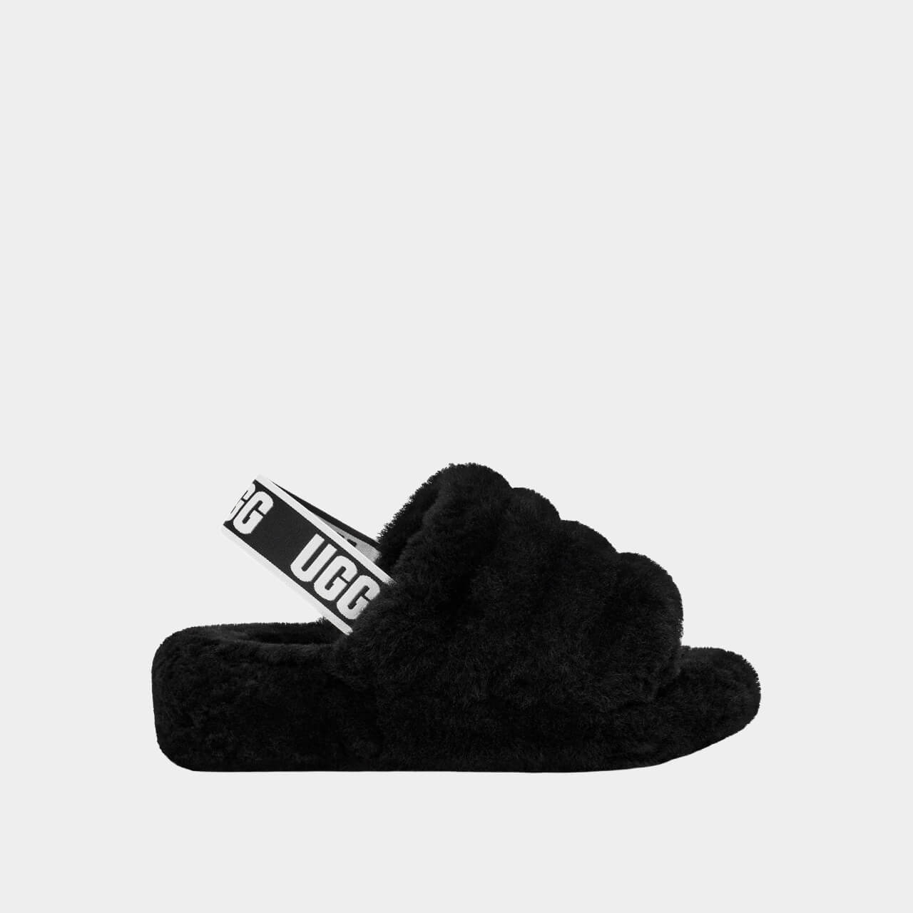 Boty UGG Fluff Yeah Slide Black