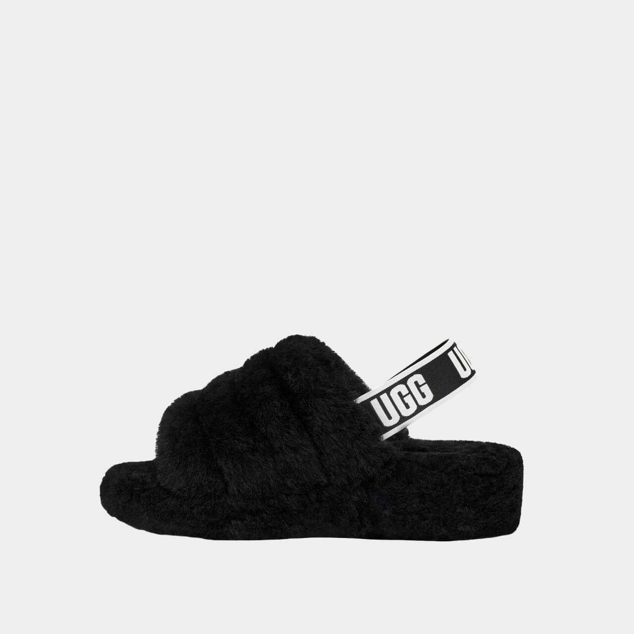 Boty UGG Fluff Yeah Slide Black