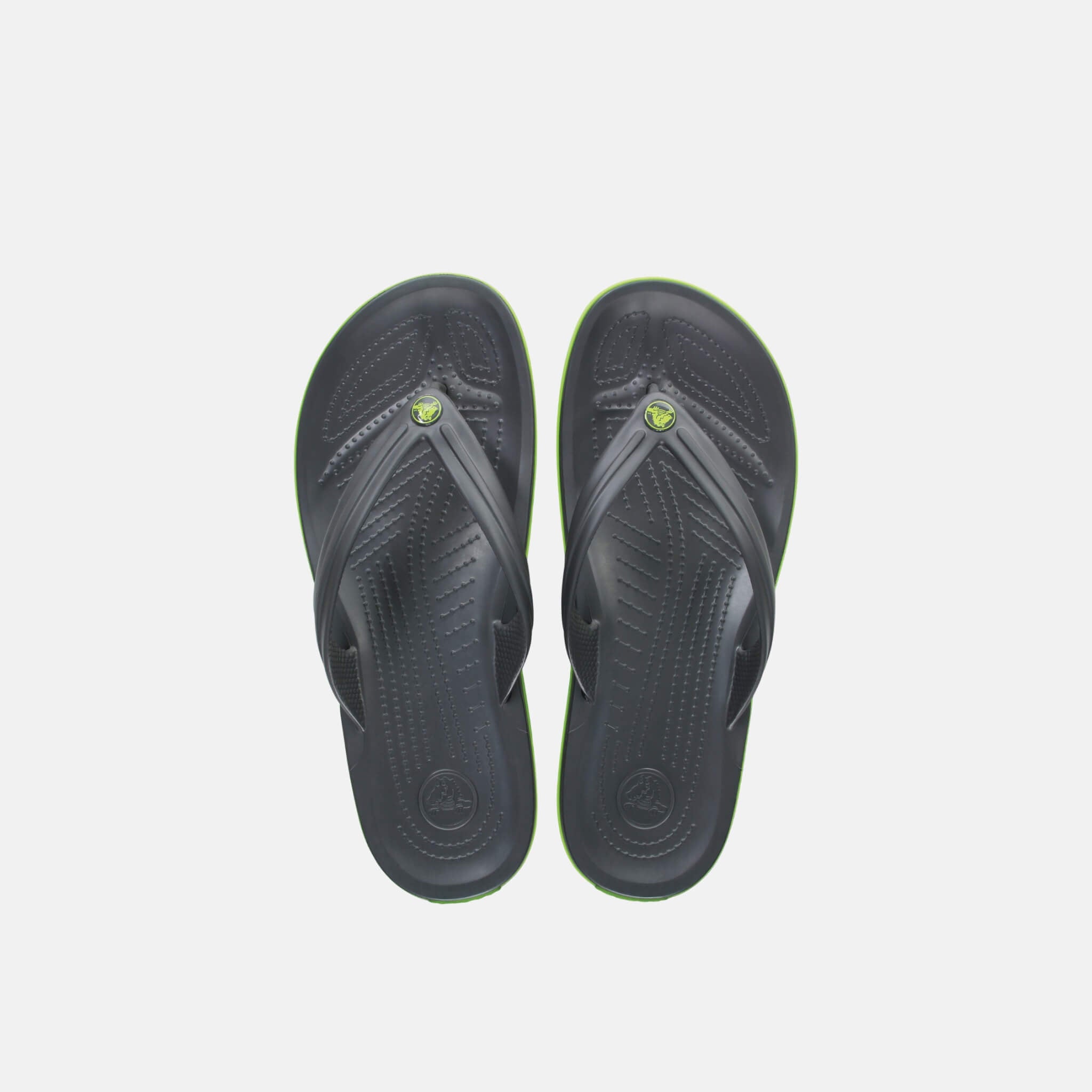 Crocband Flip Graphite/Volt Green