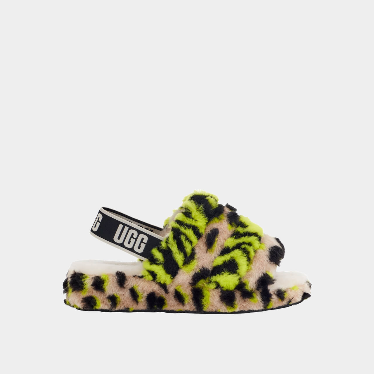 Boty UGG Fluff Yeah Slide Animalia Key Lime