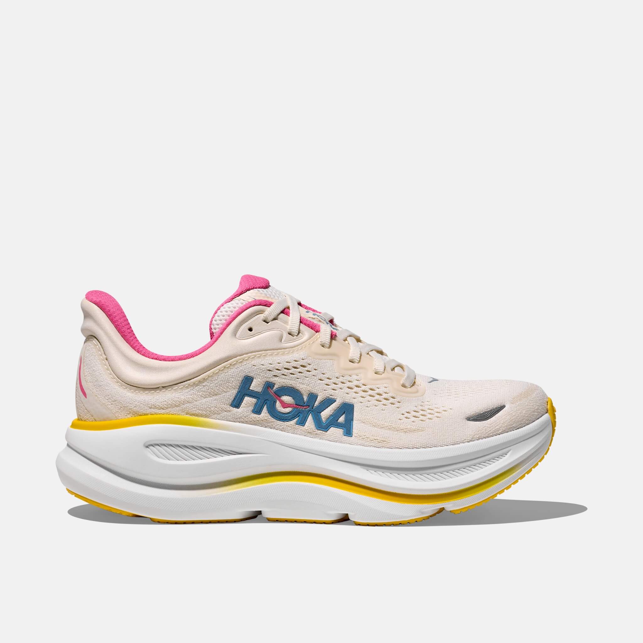 Dámské béžovo-růžové tenisky Hoka Bondi 9