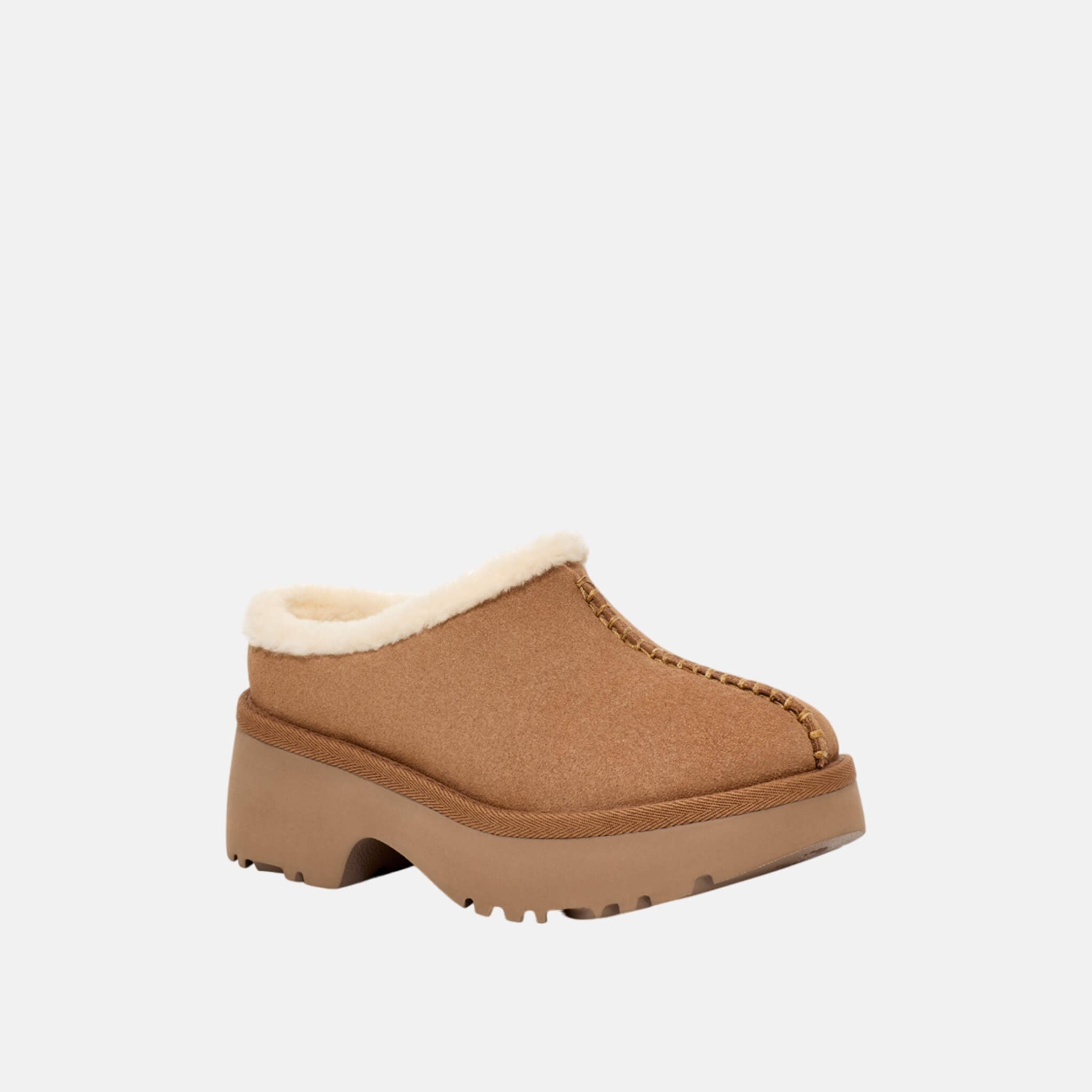 Boty UGG New Heights Cozy Clog Chestnut