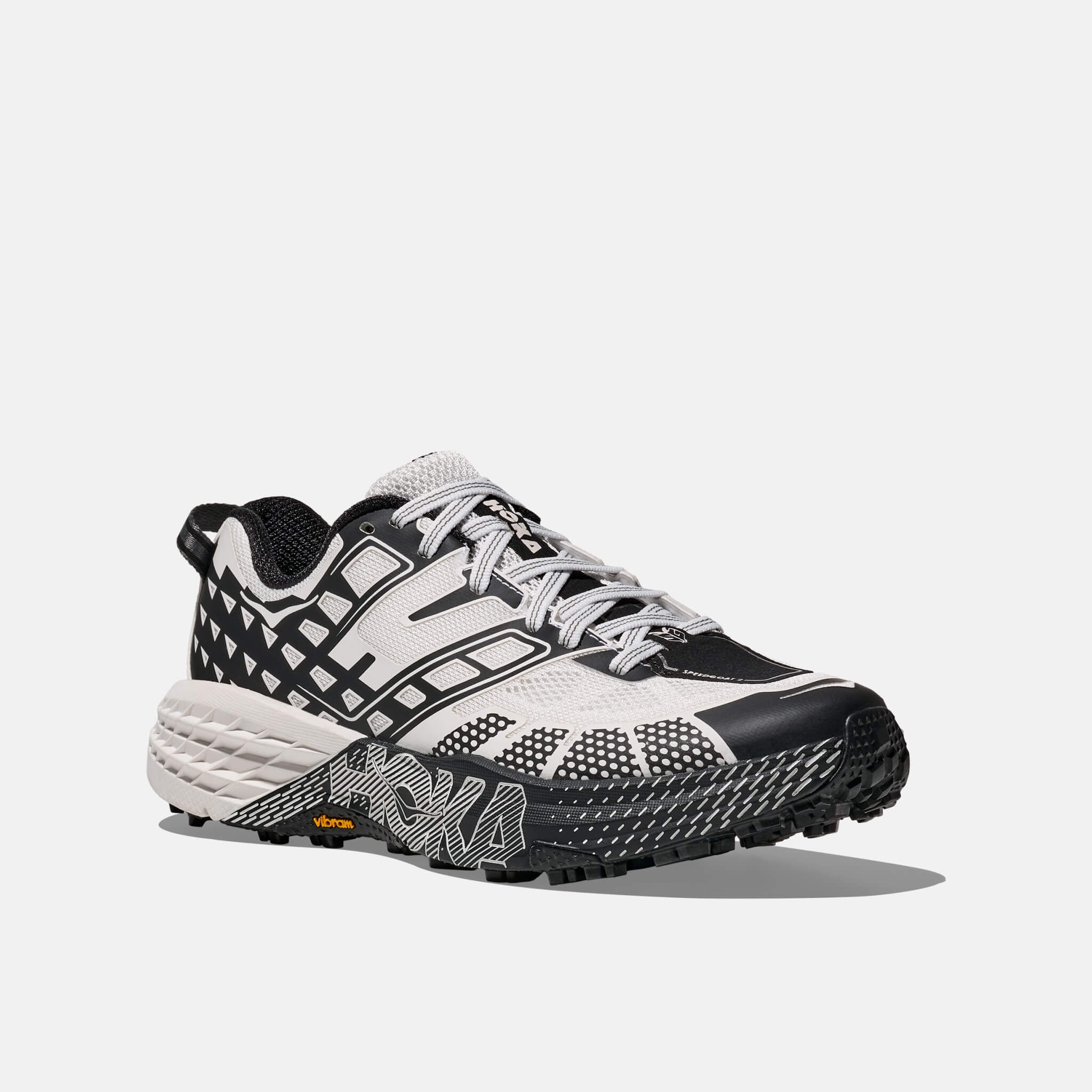 Unisex černo-bílé tenisky Hoka Speedgoat 2