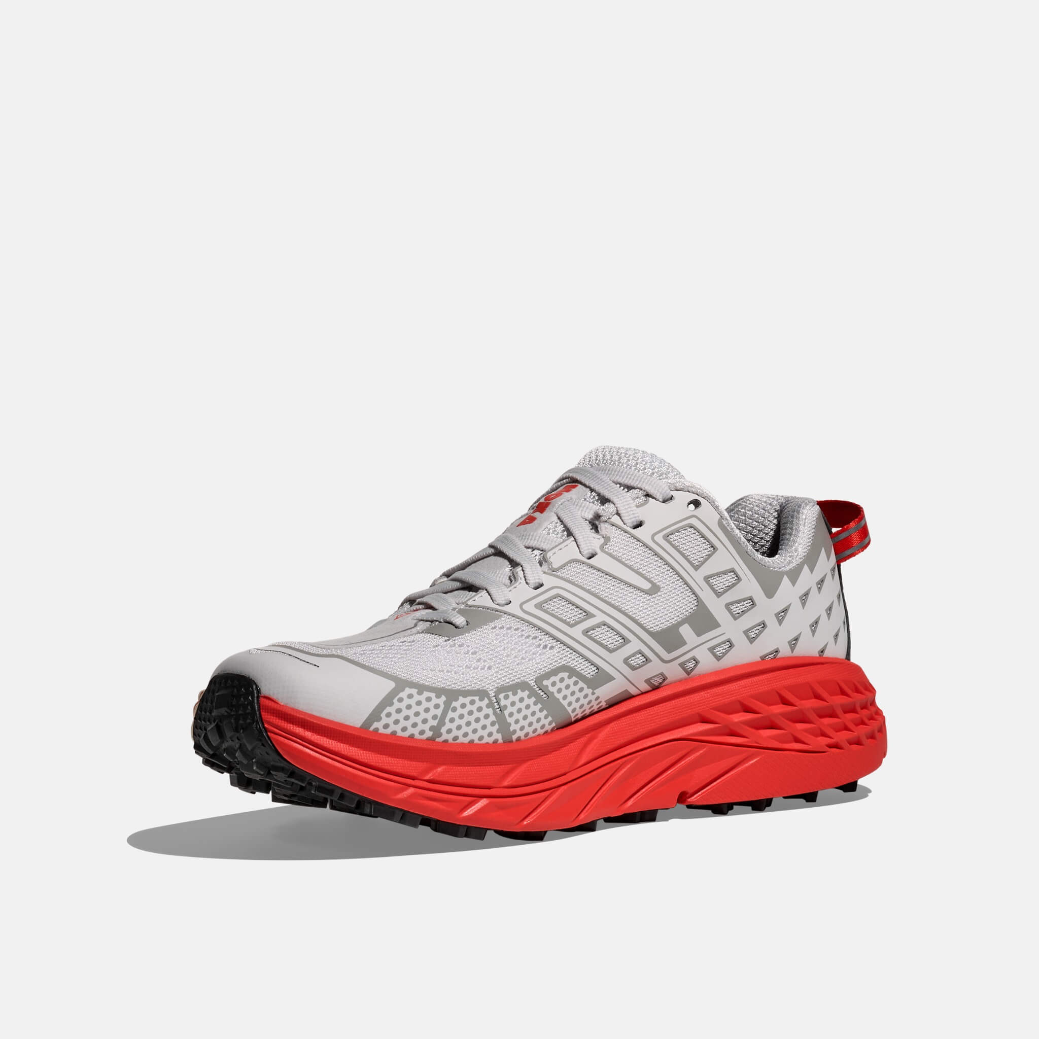 Unisex šedo-červené tenisky Hoka Speedgoat 2