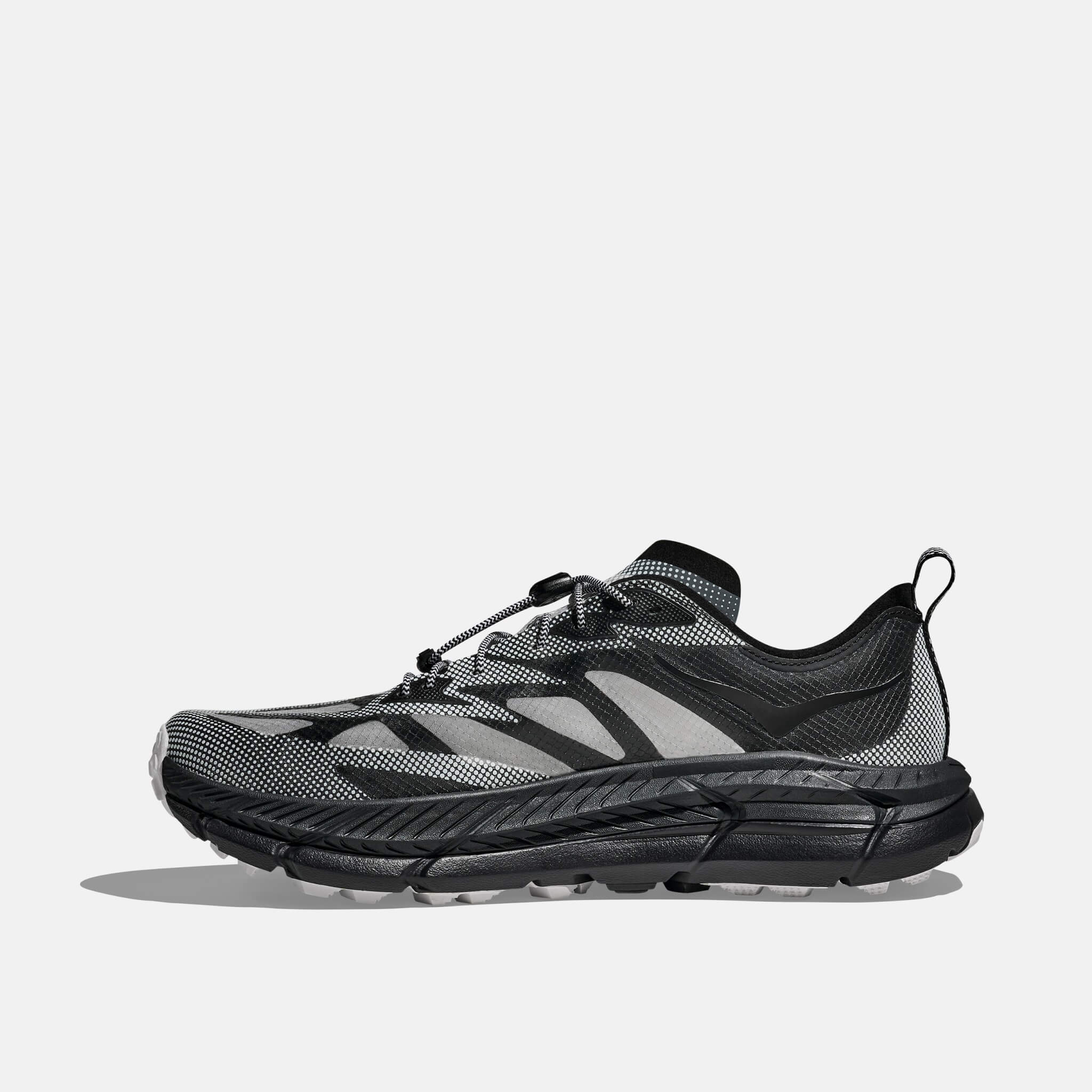 Unisex černo-šedé tenisky Hoka Mafate Speed 4 Lite TS