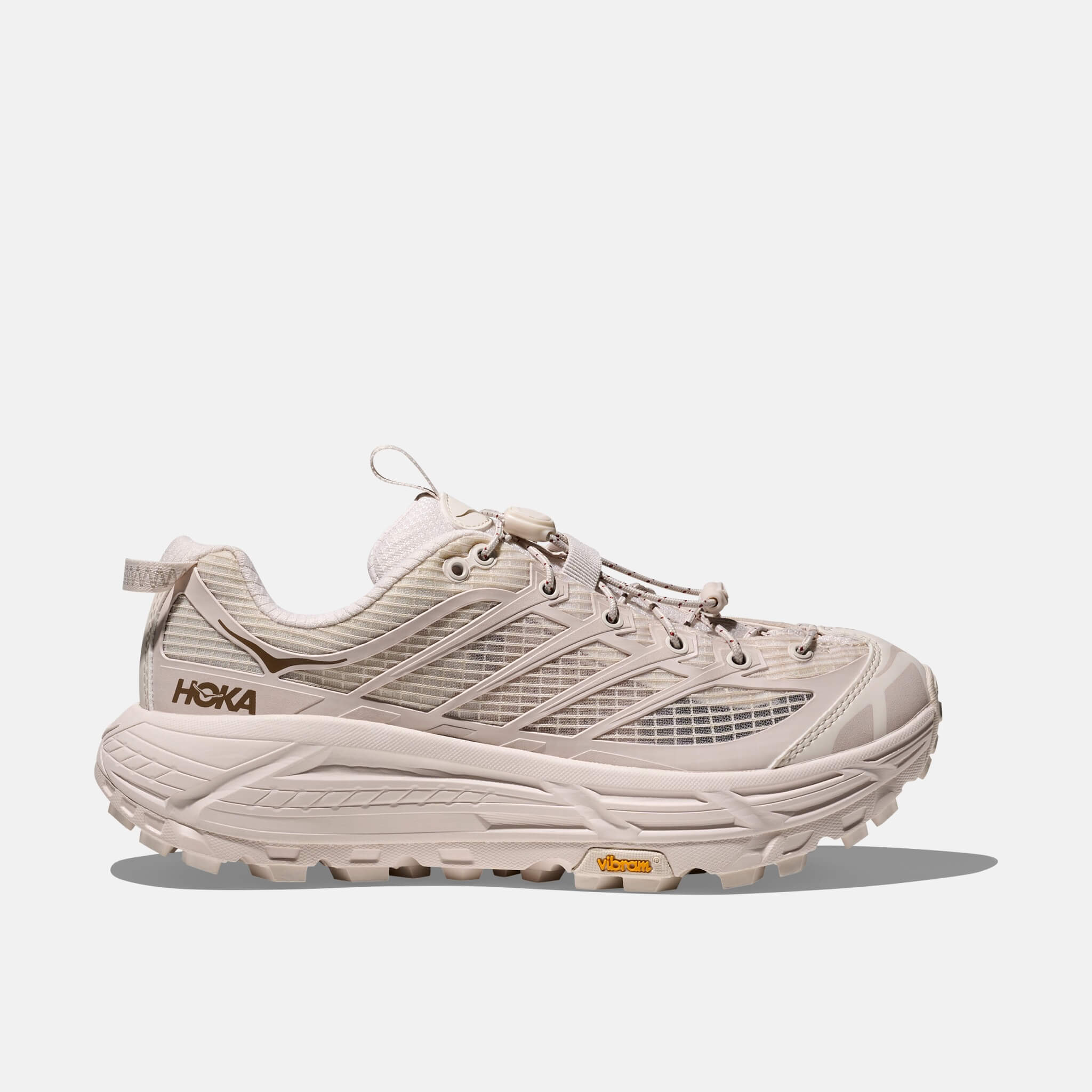 Unisex krémové tenisky Hoka Mafate Three2 Grid