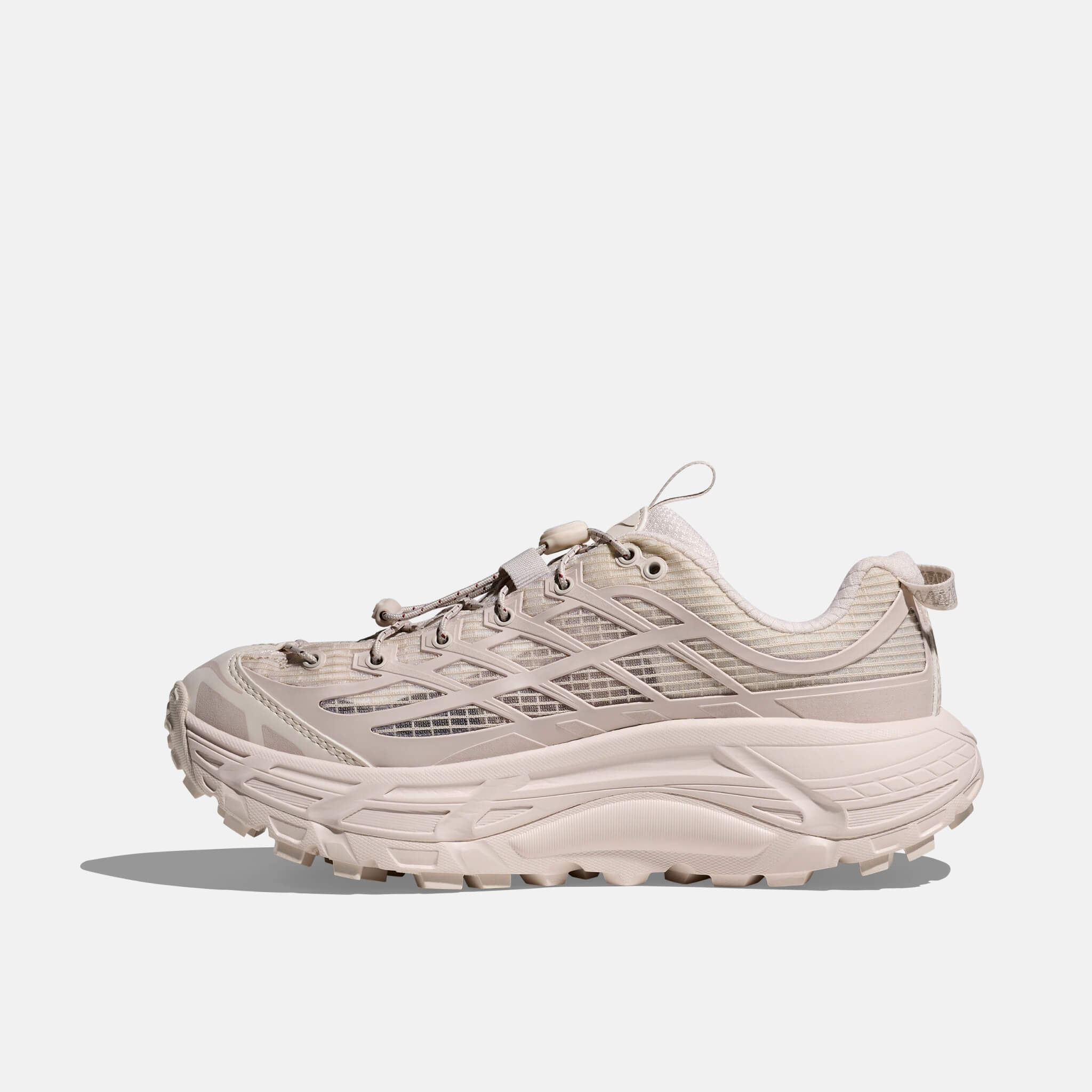 Unisex krémové tenisky Hoka Mafate Three2 Grid