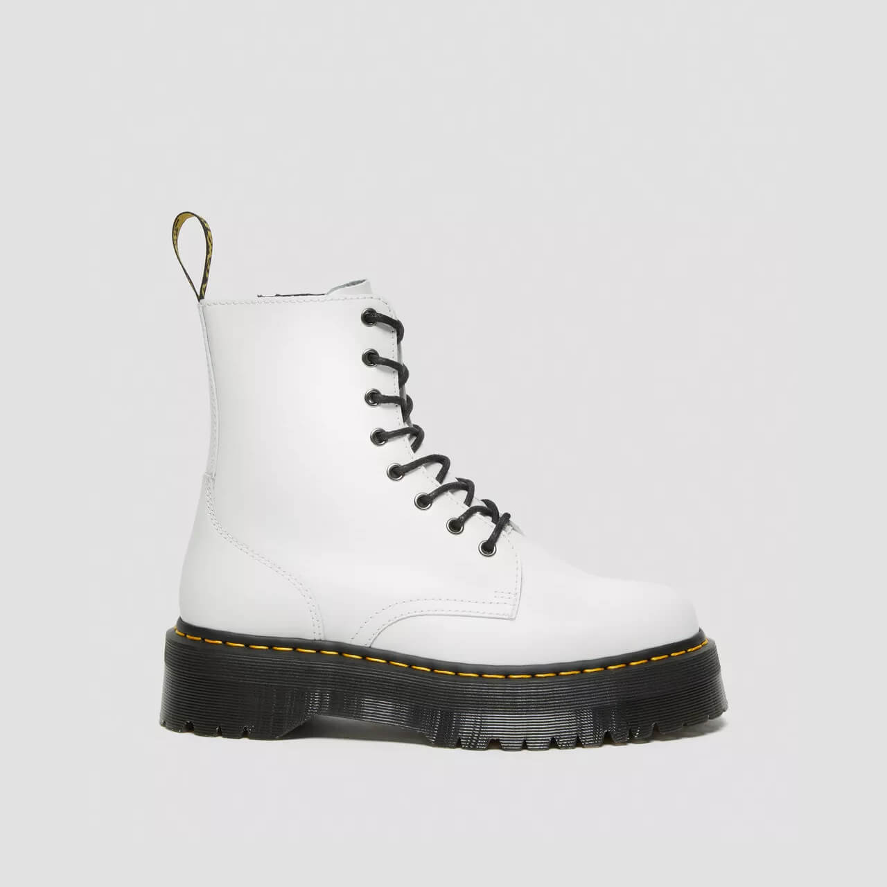 Bílé kotníkové boty Dr. Martens Jadon