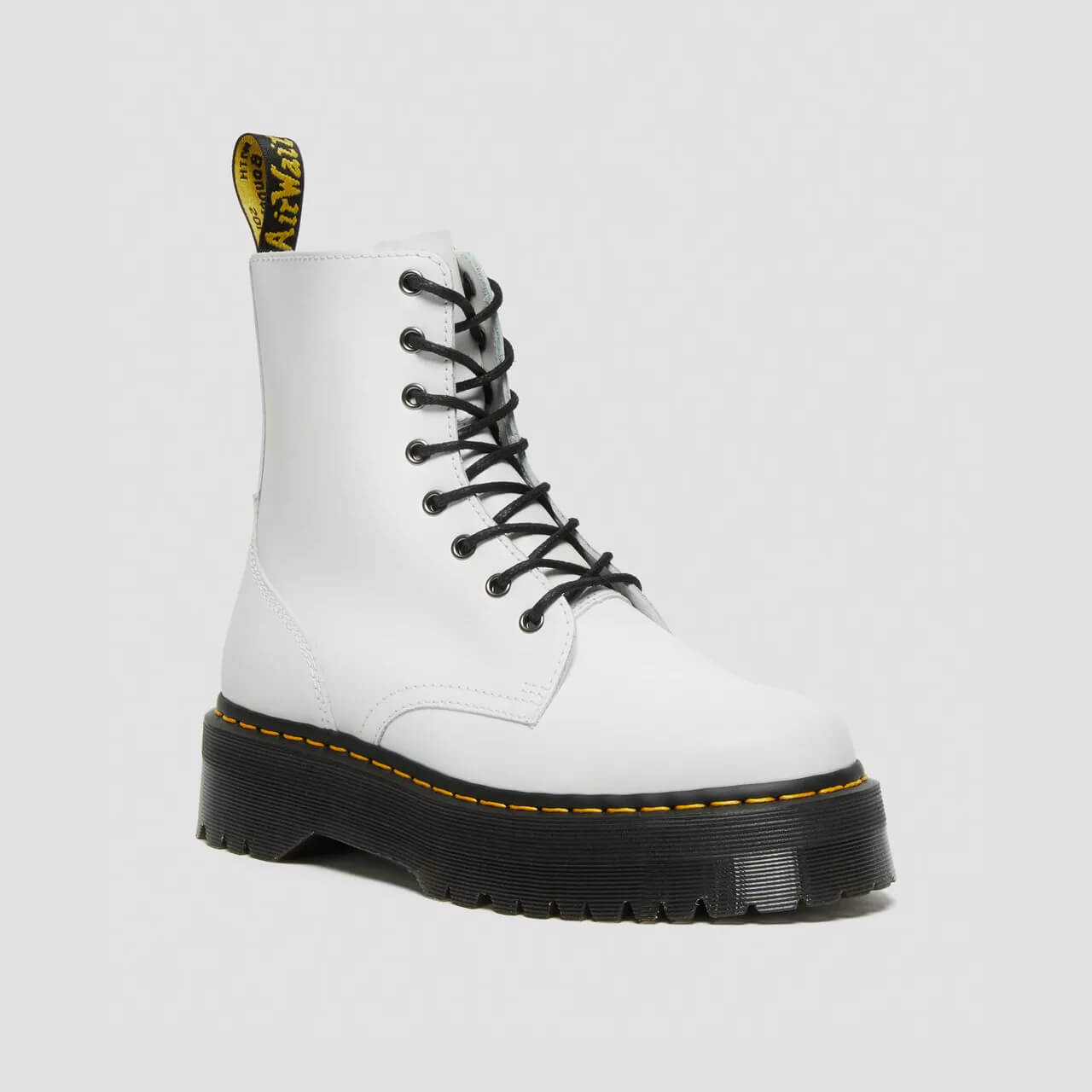 Bílé kotníkové boty Dr. Martens Jadon