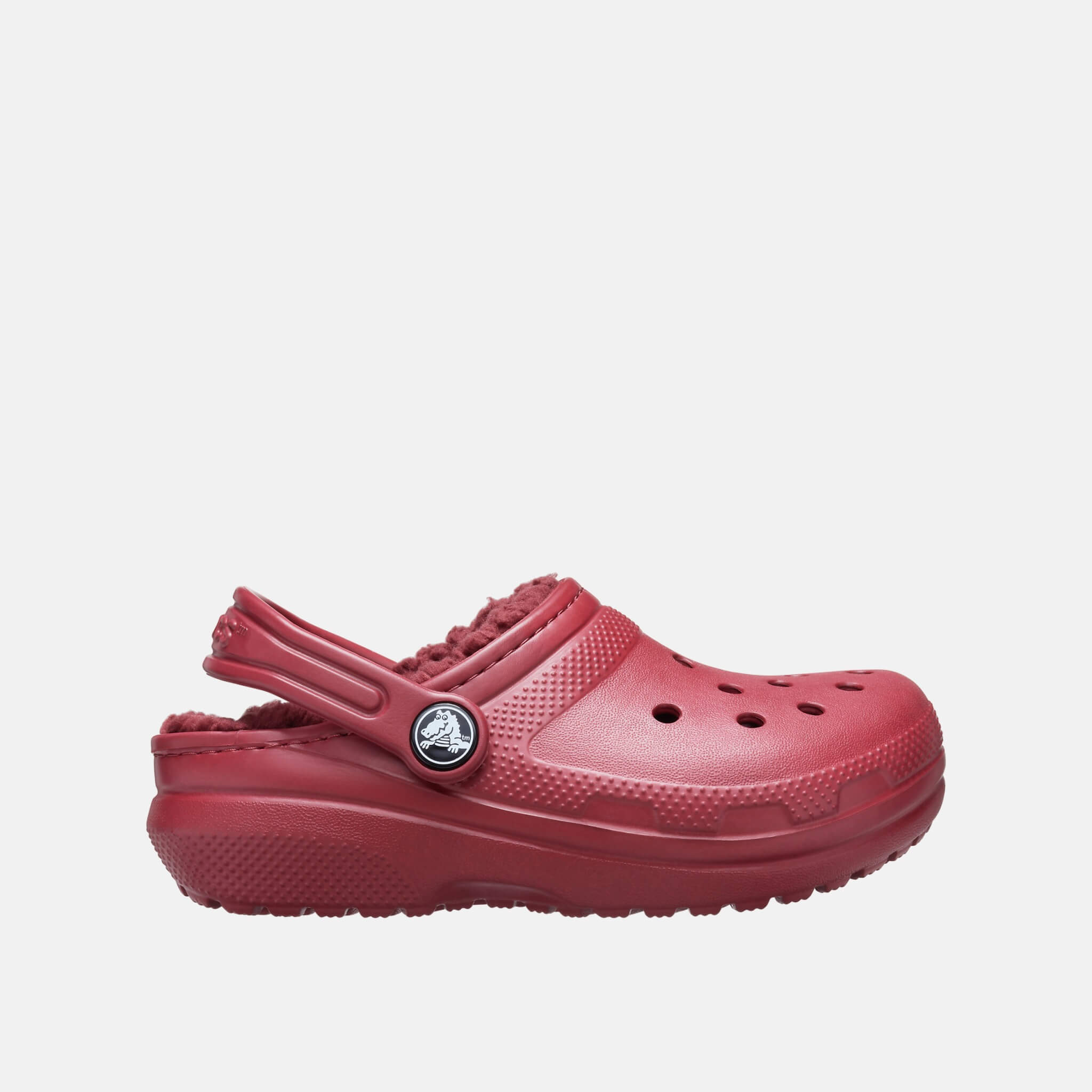 Classic Lined Clog K Brick Red