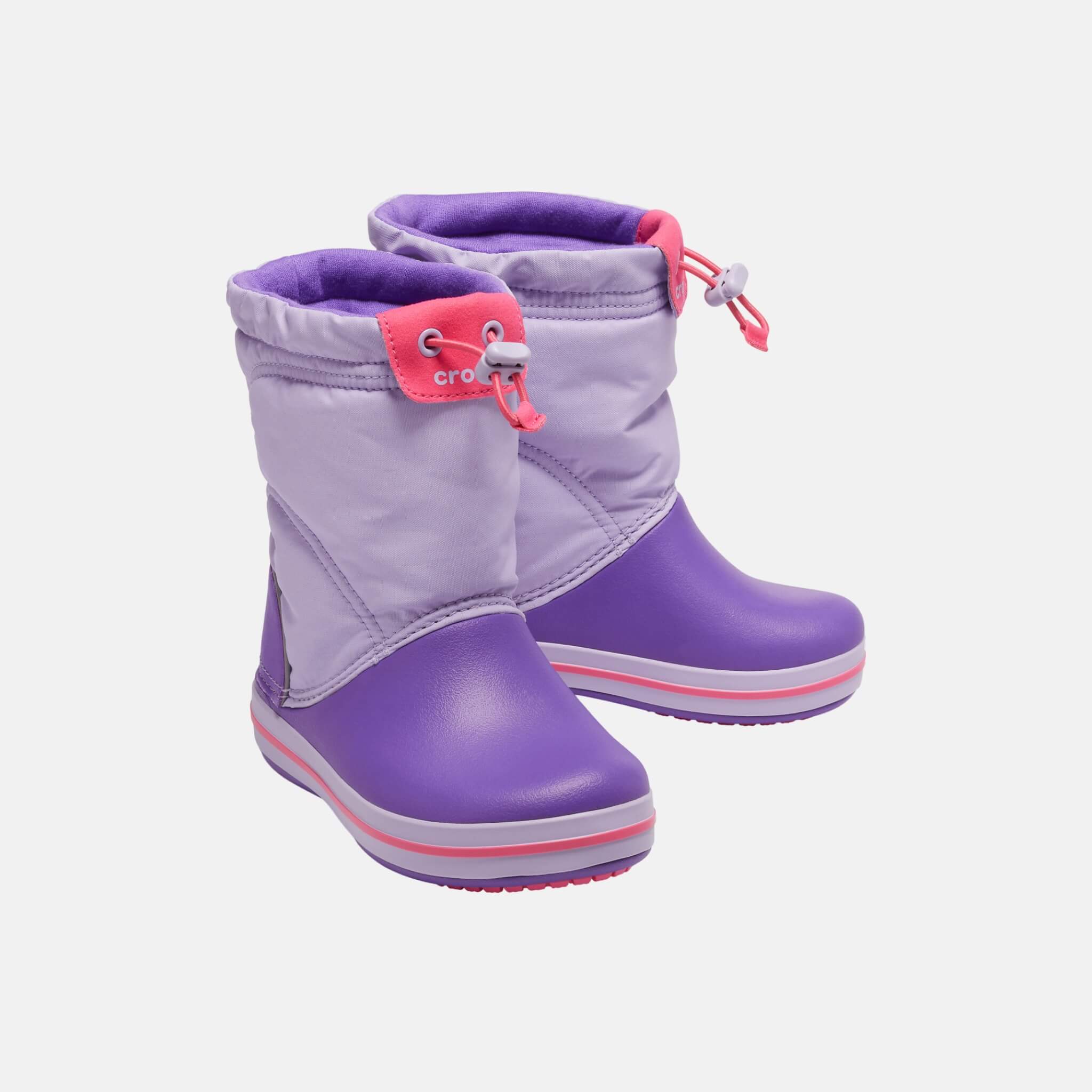 Crocband LodgePoint Boot K Lavender/Neon Purple
