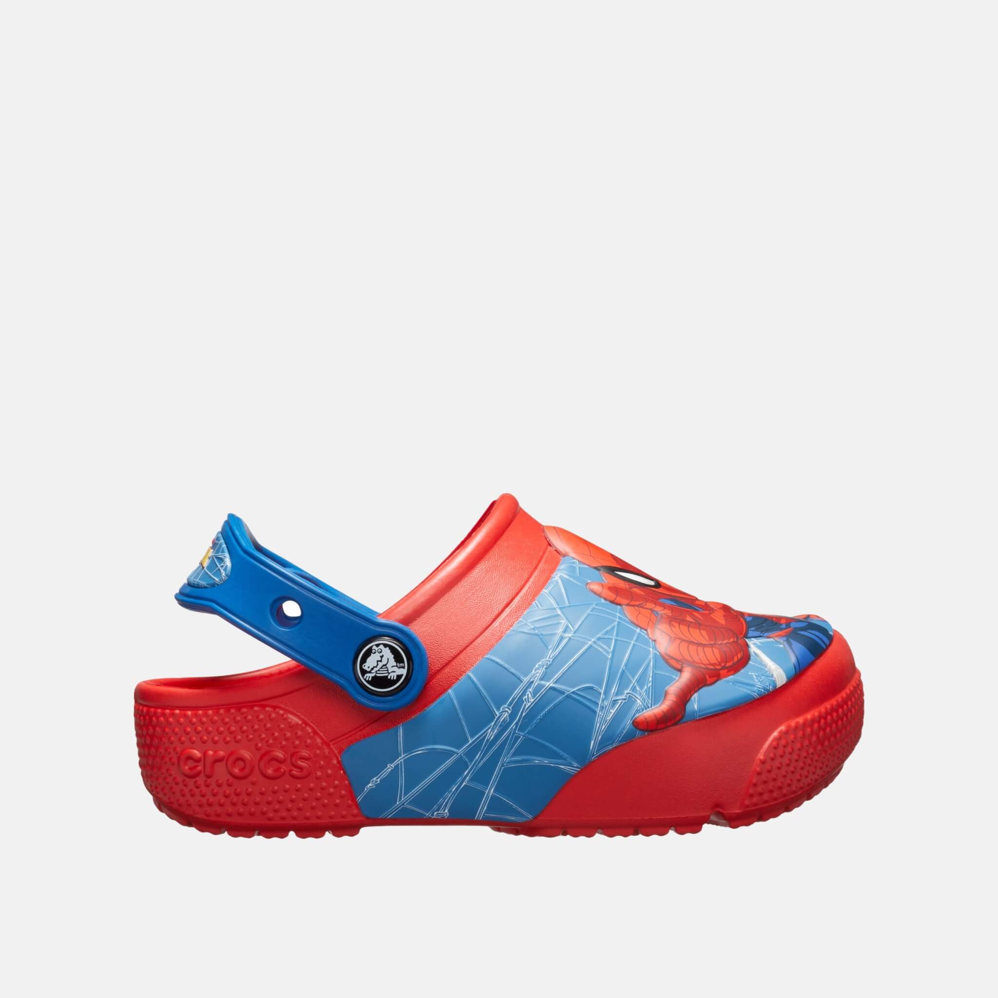 CrocsFL SpiderMan Lts Clg K Flame Flame