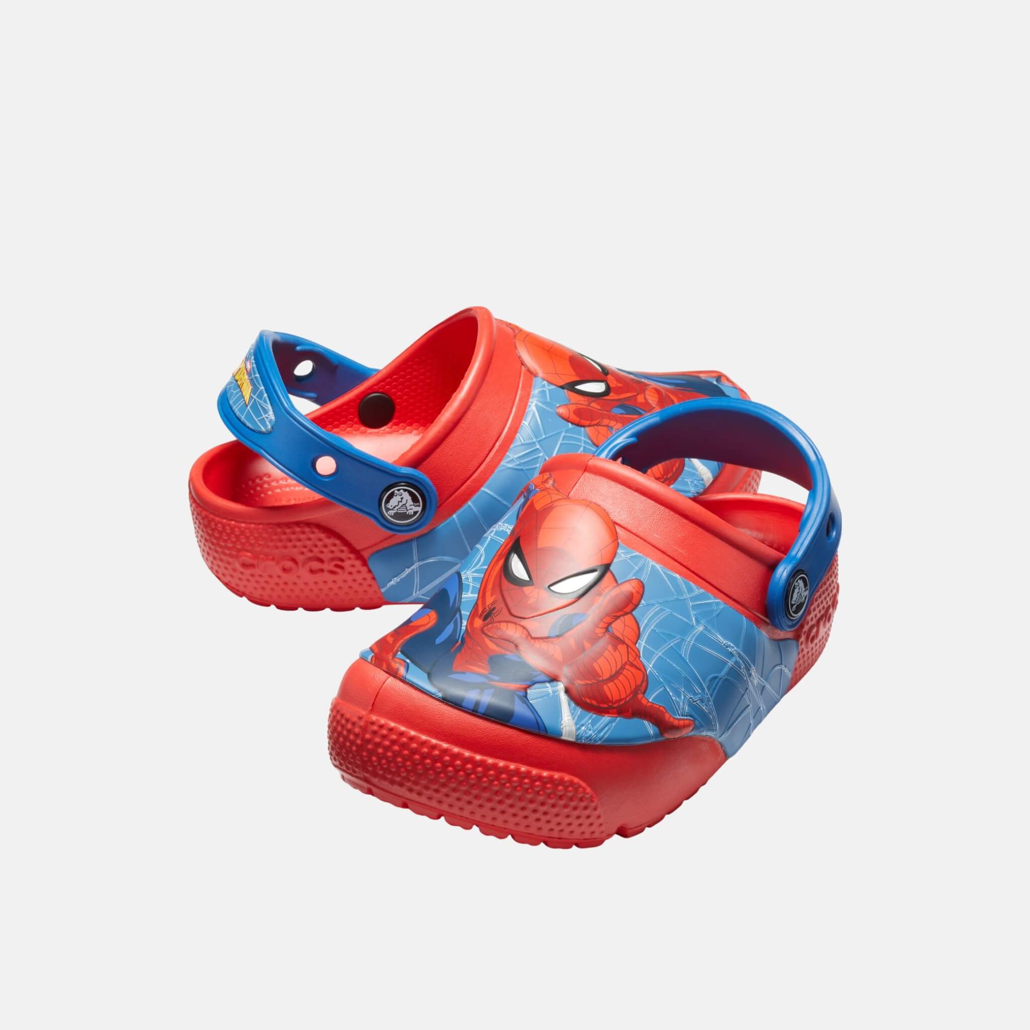 CrocsFL SpiderMan Lts Clg K Flame Flame