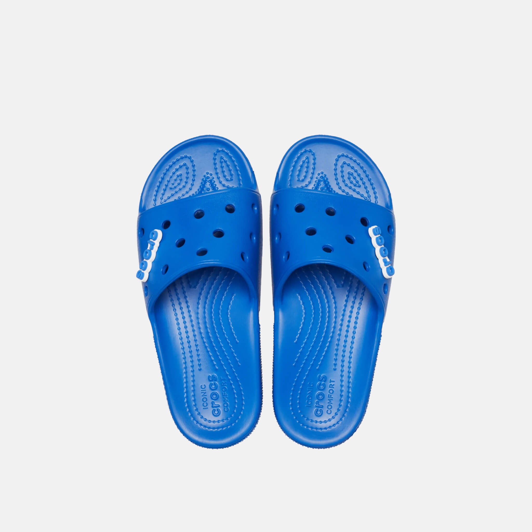 Classic Crocs Slide Blue Bolt