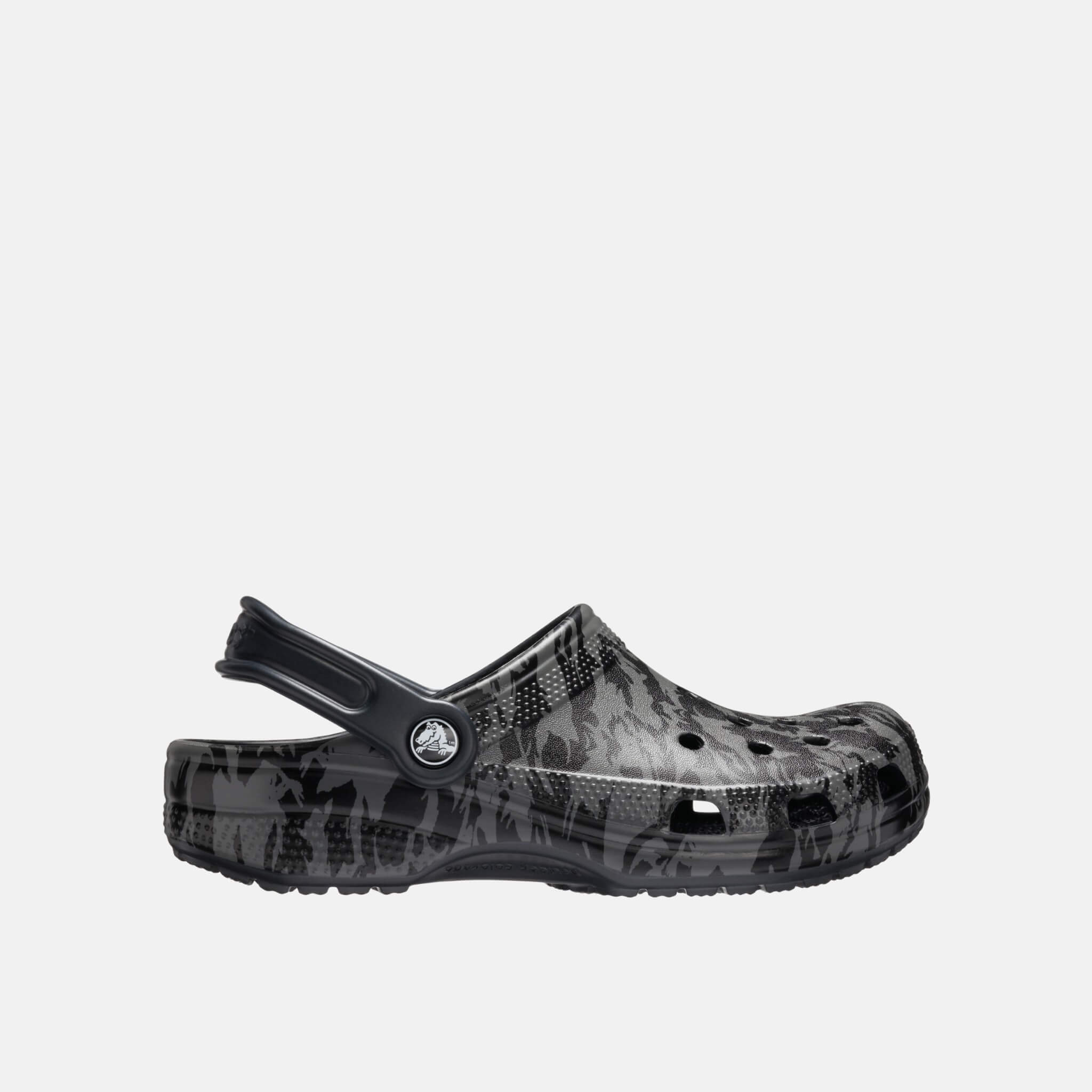 Classic Printed Camo Clog Black Black