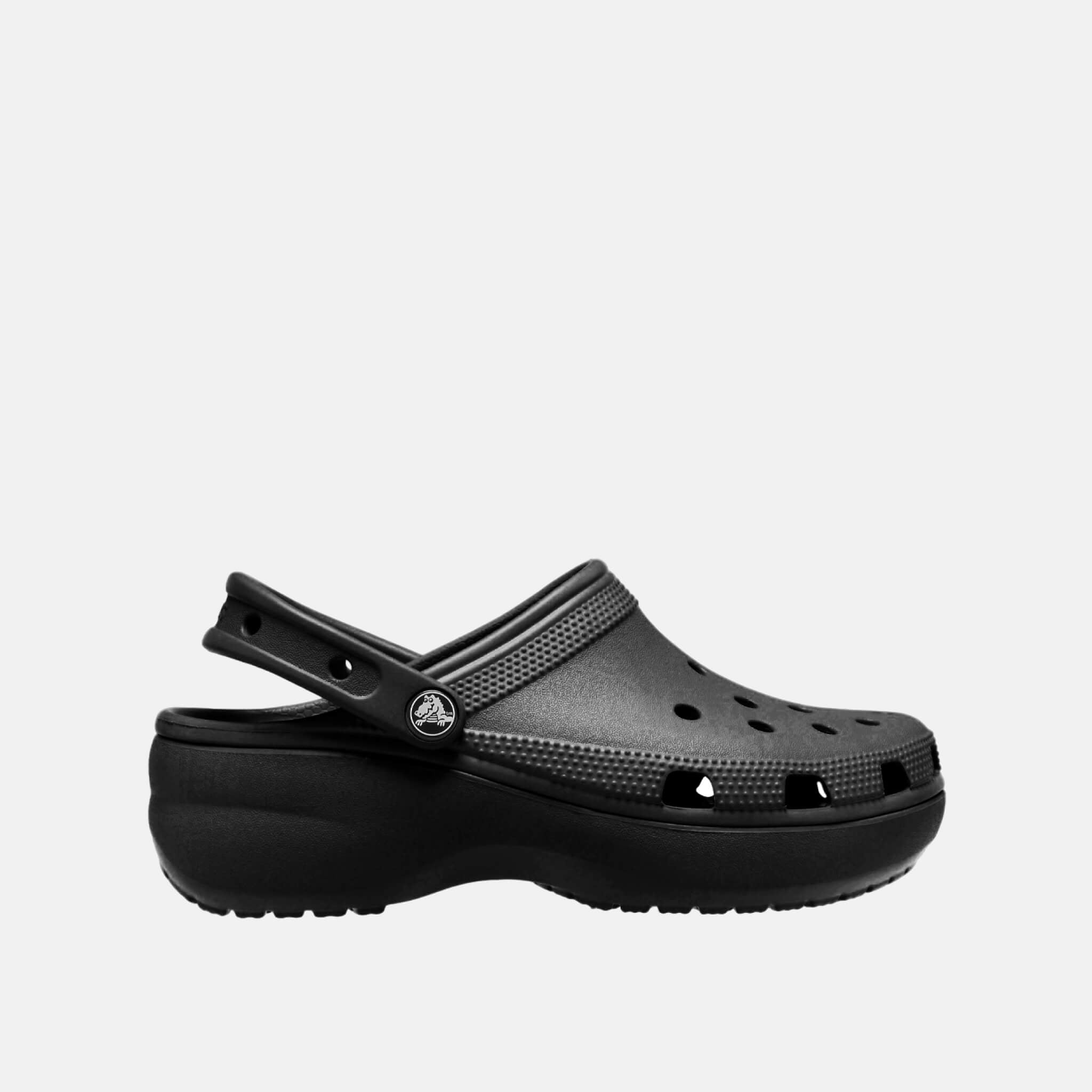 Classic Platform Clog W Blk