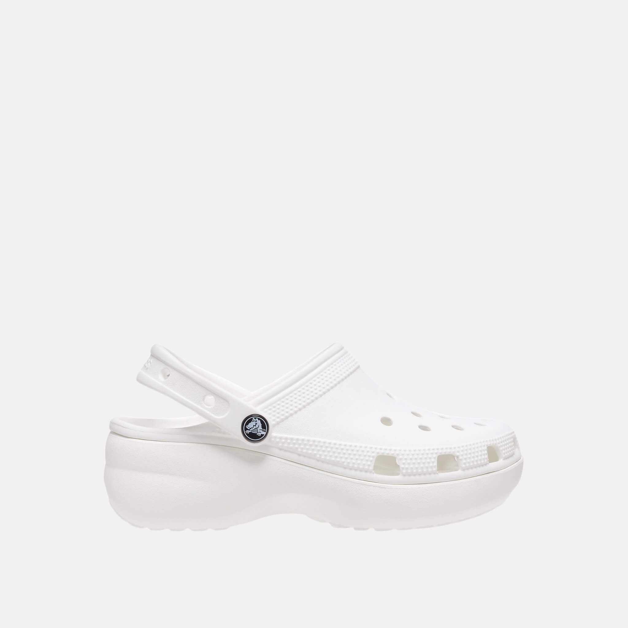 Classic Platform Clog W White