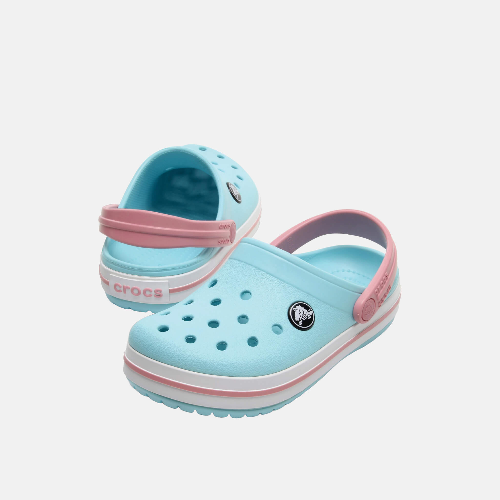 Crocband Clog T Ice Blue/White