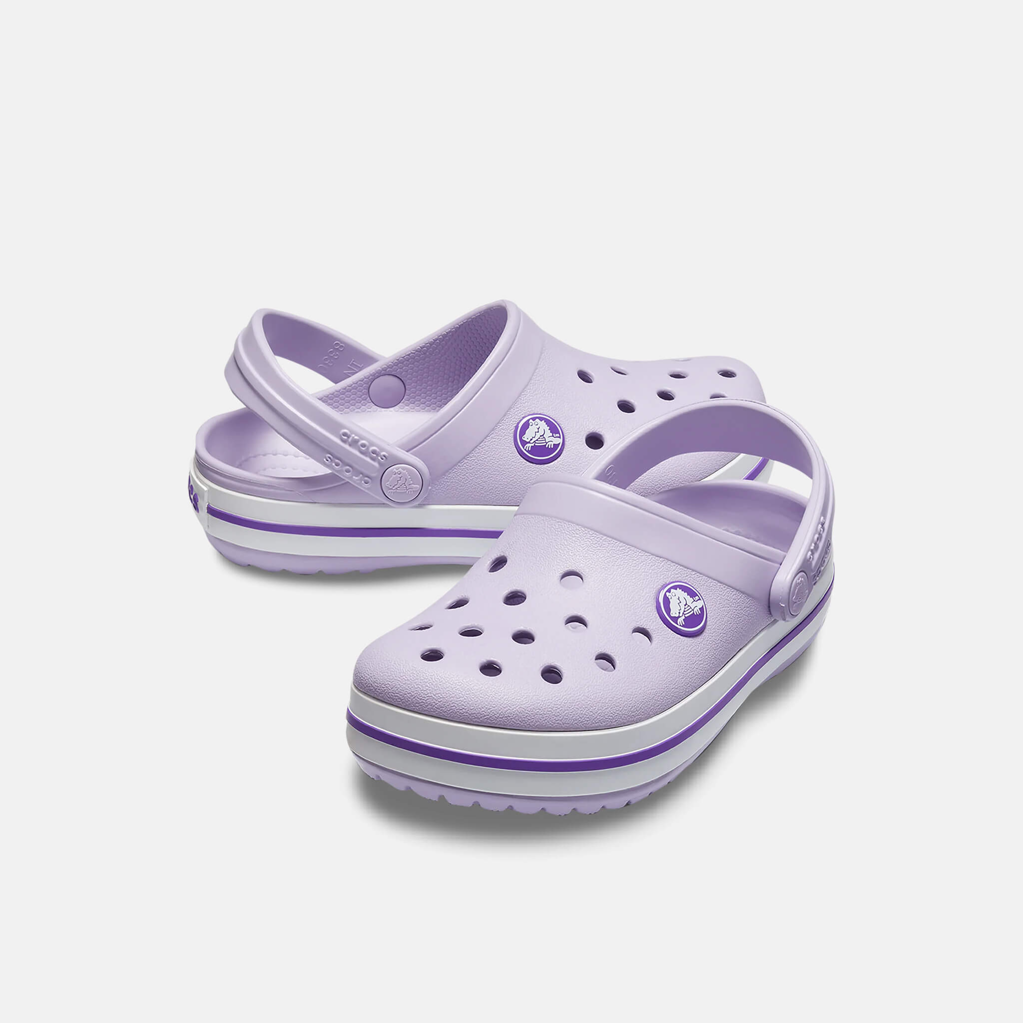 Crocband Clog K Lavender/Neon Purple