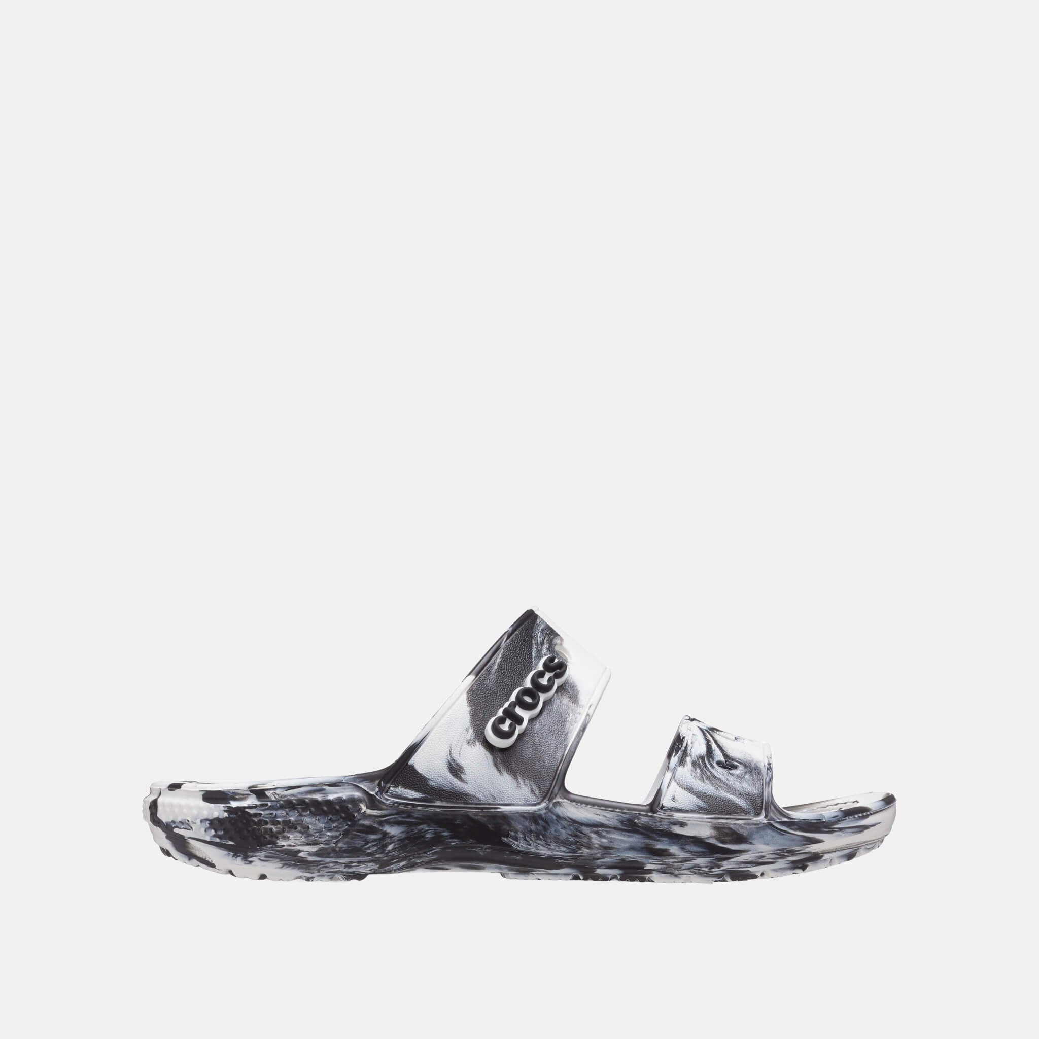 Classic Crocs Marbled Sandal White/Black