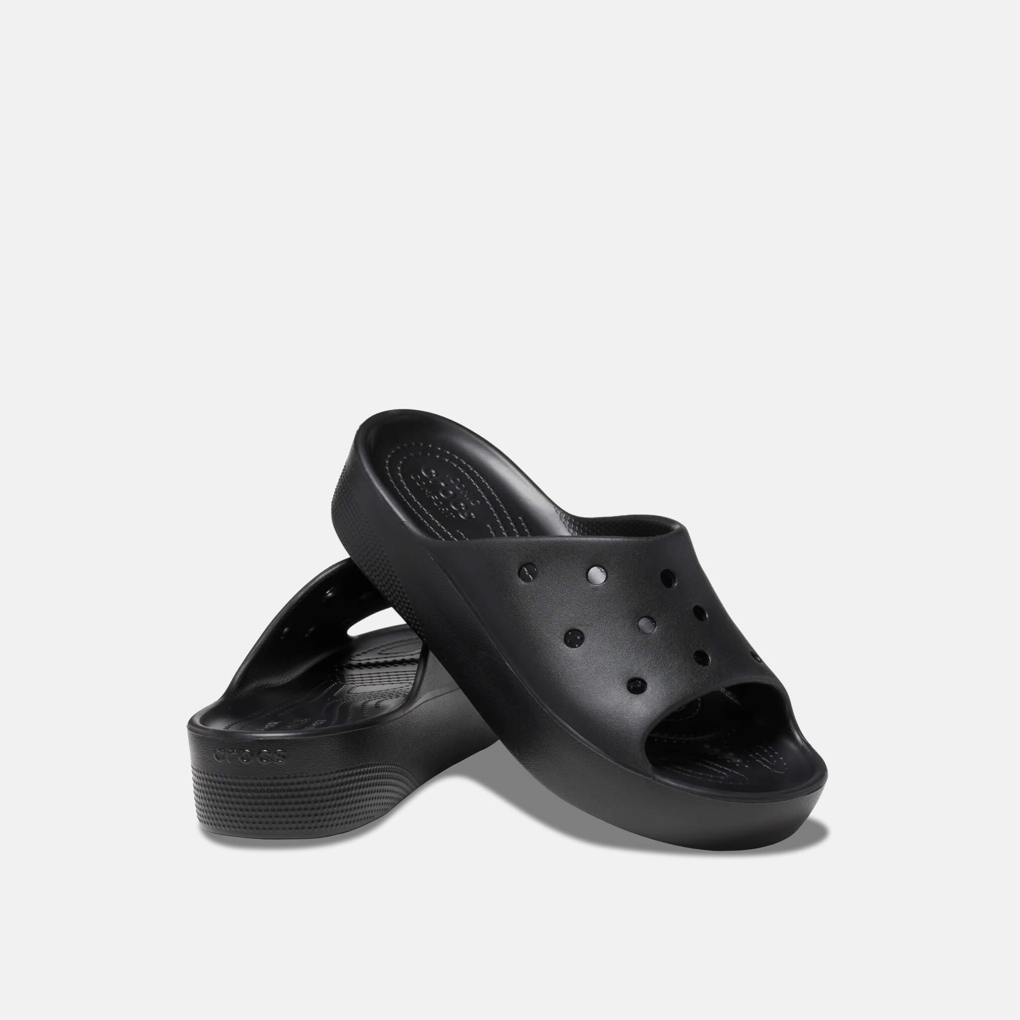 Classic Platform Slide Black