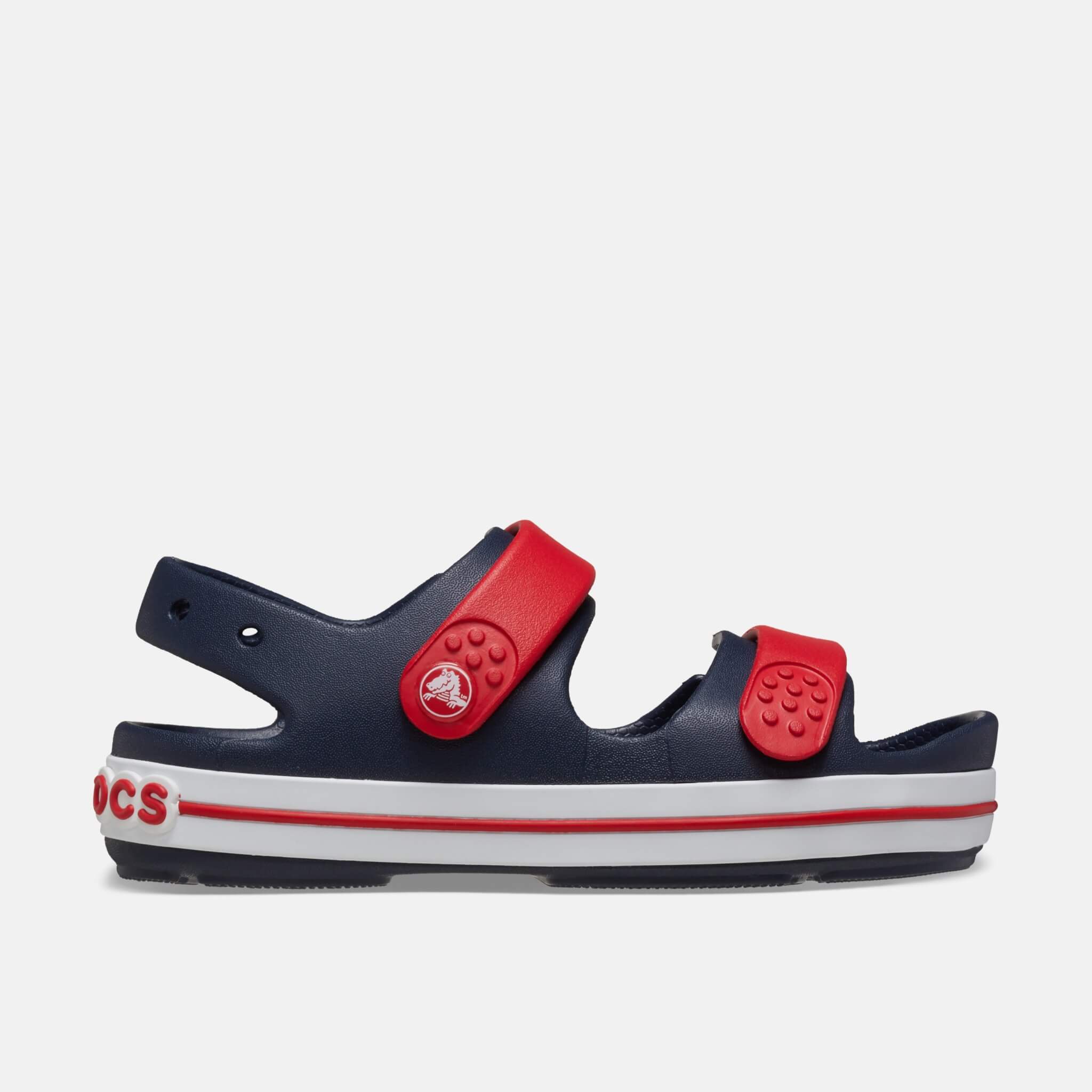 Crocband Cruiser Sandal T Navy/Varsity Red