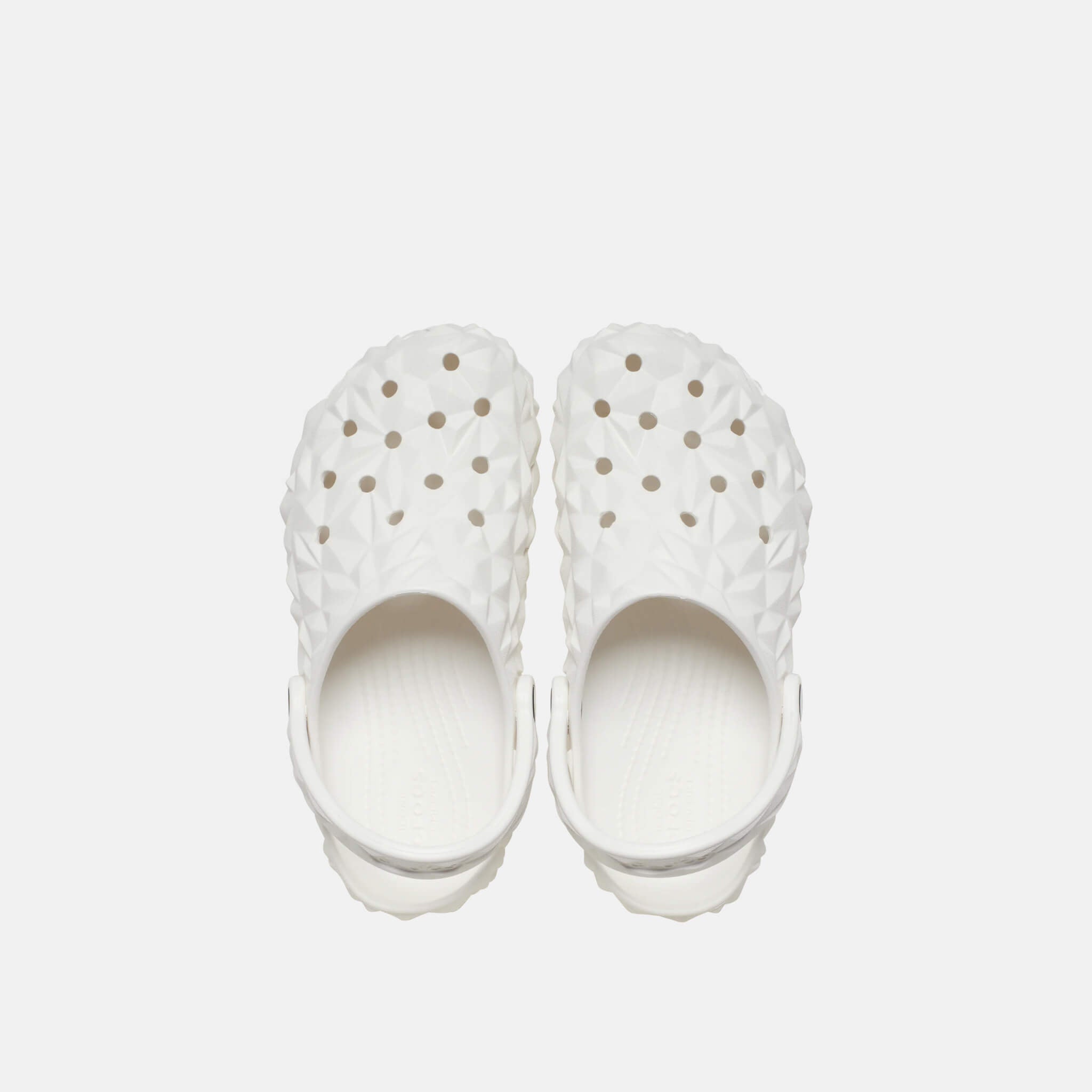 Classic Geometric Clog White