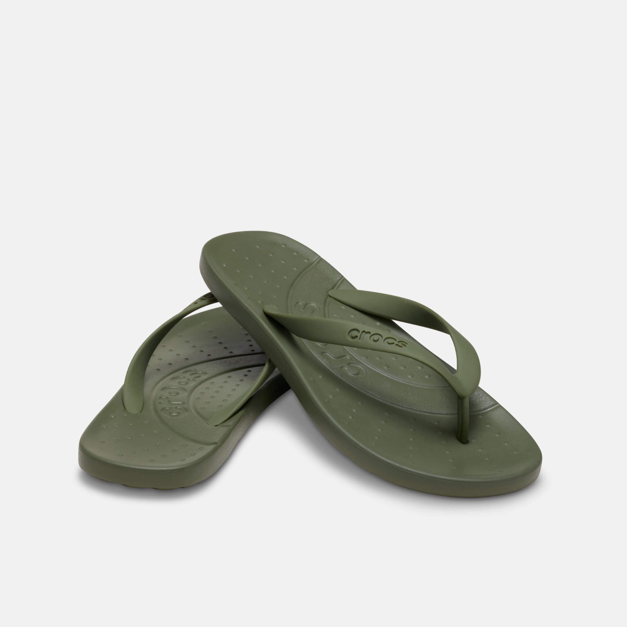 Crocs Flip Army Green