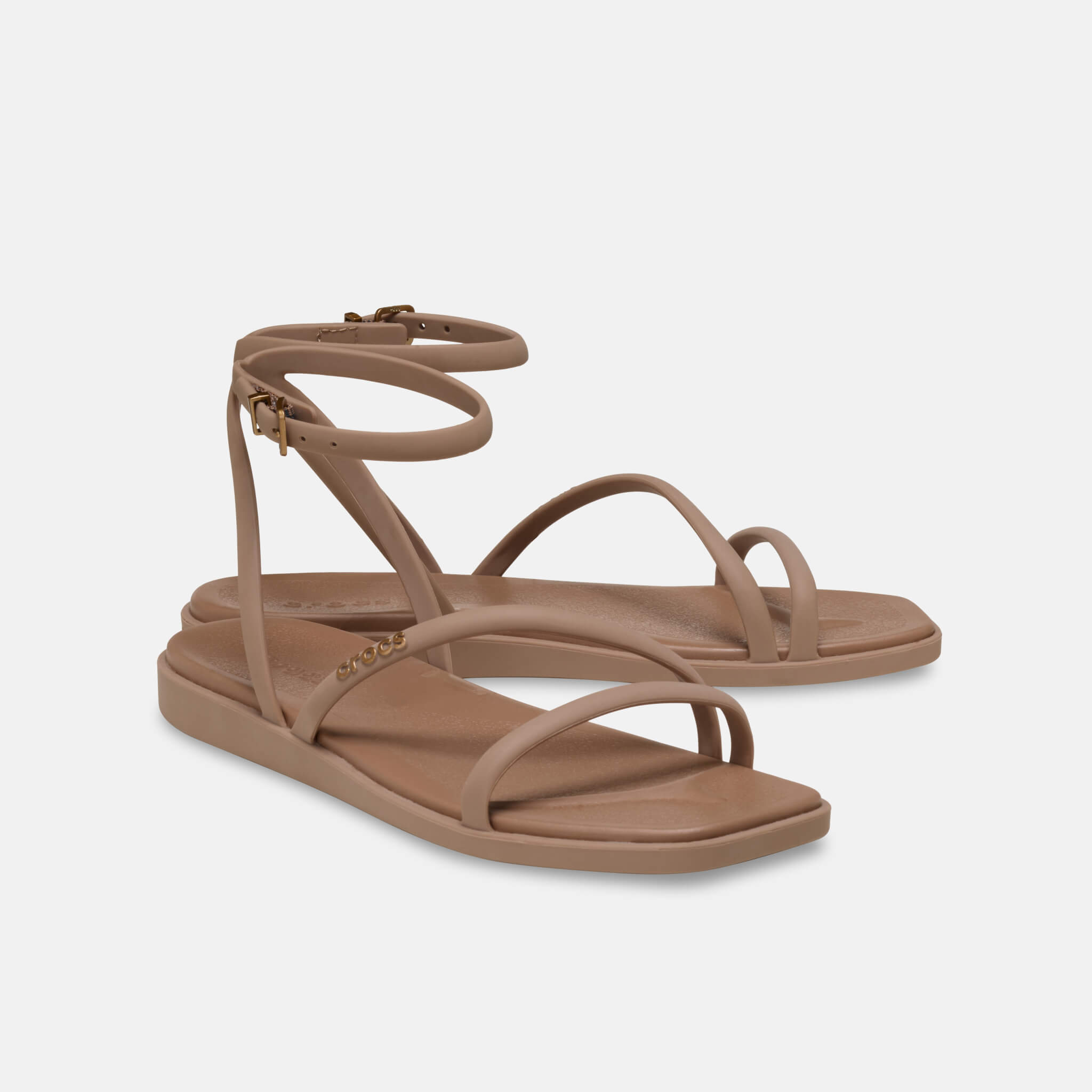 Miami Ankle Strap Sandal Milk Chocolate