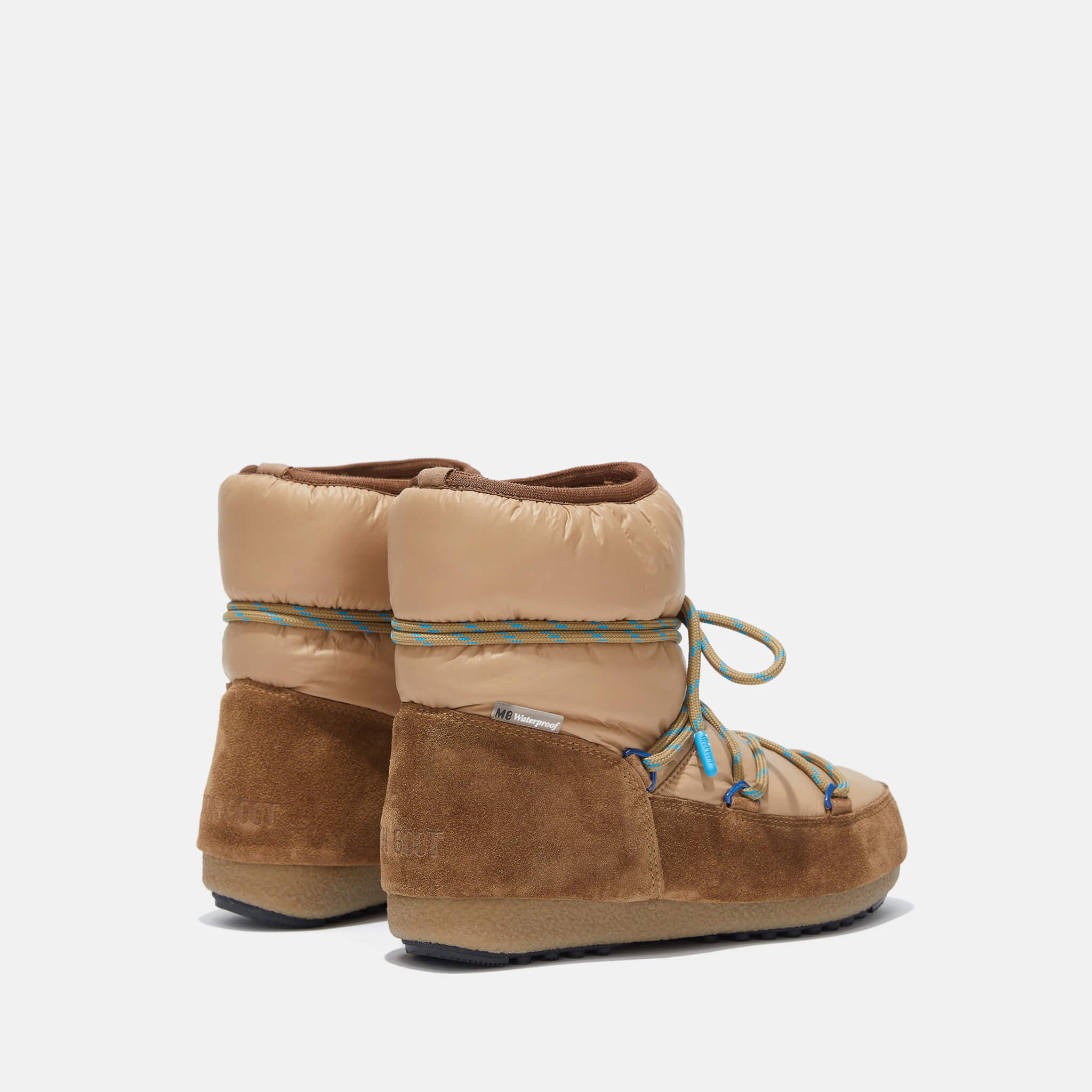 Dámské hnědé sněhule Moon Boot Low Suede Nylon